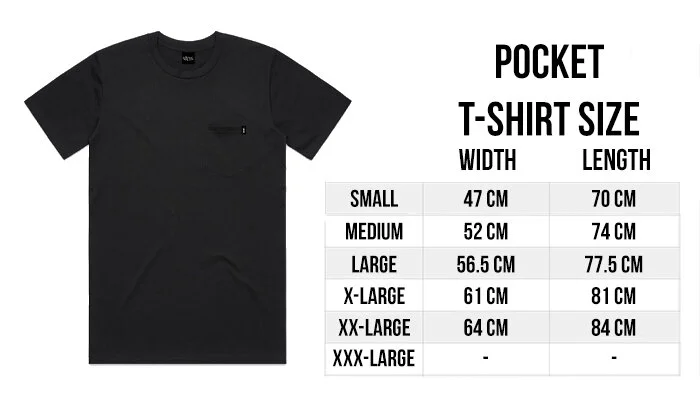Size Chart | Tattoo Inspired Apparel 