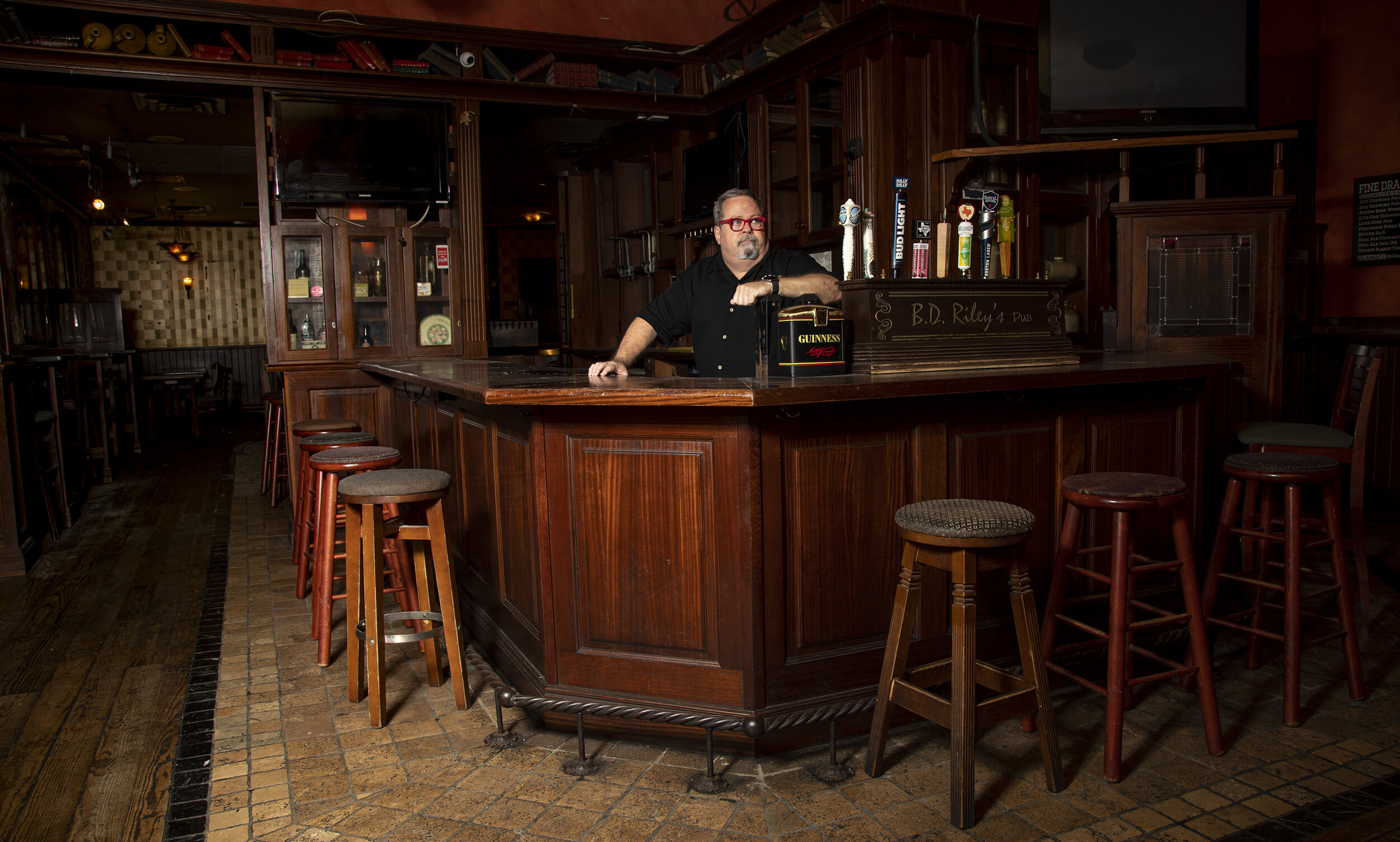 Steve Basile has been drinking at B.D. Riley’s Irish Pub since it opened 20 years ago and has been a partner for 17 years. John Erwin opened the bar in 2000 on Sixth Street. In late August the partners announced the decision to not renew the lease b