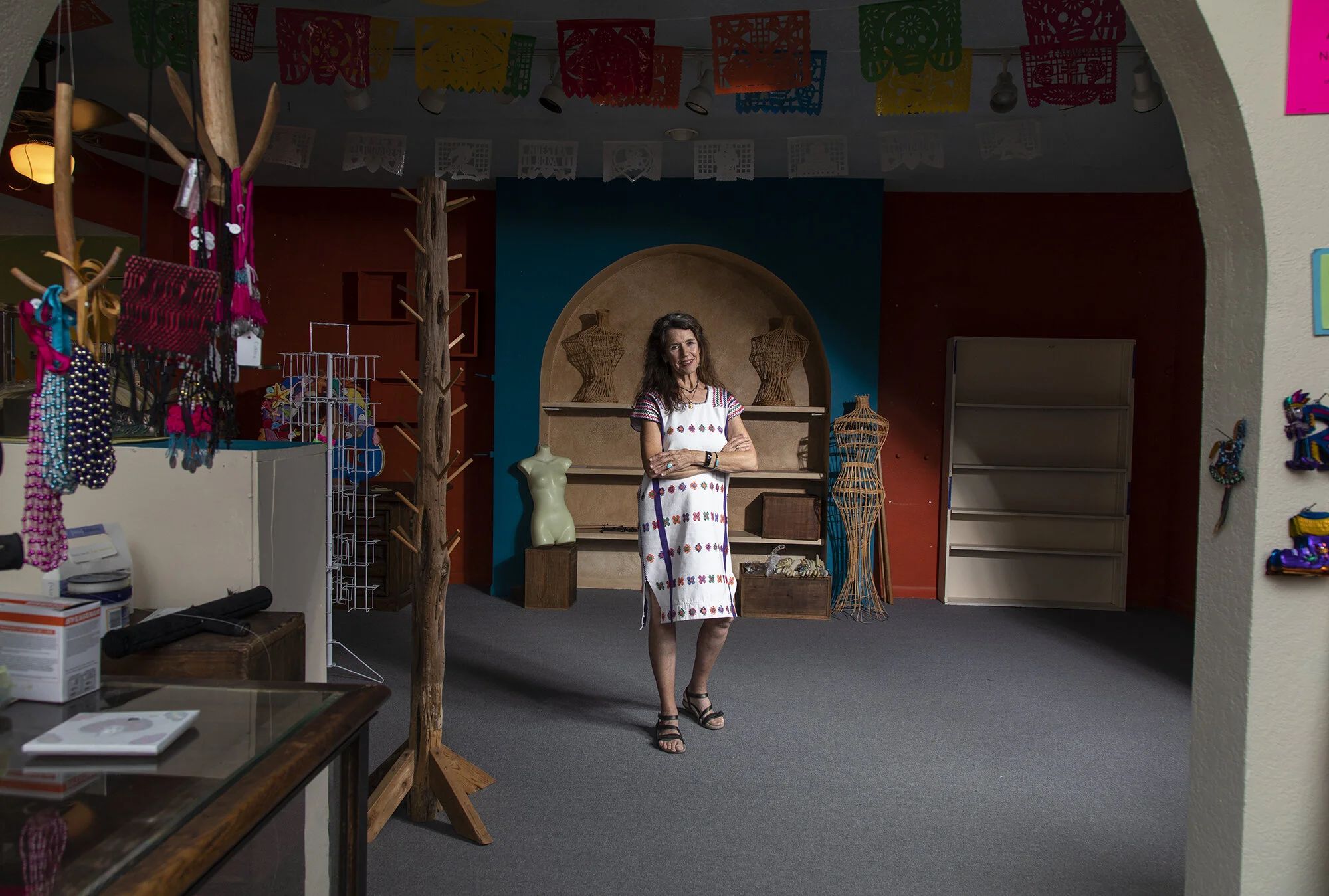 Marcia Lucas has been traveling to Mexico and Guatemala for the past 40 years to purchase clothing and art. The store closed when the lease was up in August. Lucas had planned to sell the store this year, and when the coronavirus hit, the decision w
