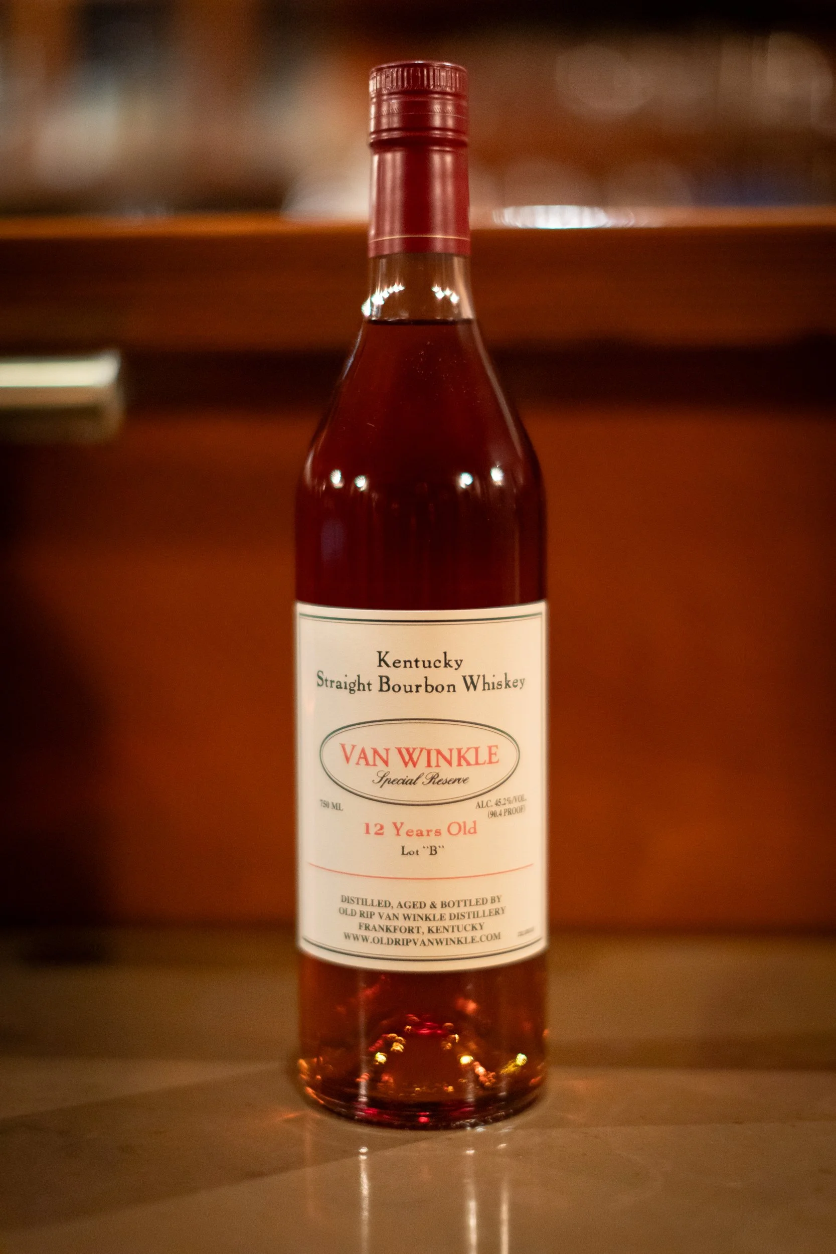 Van Winkle Special Reserve 12 Year Bourbon