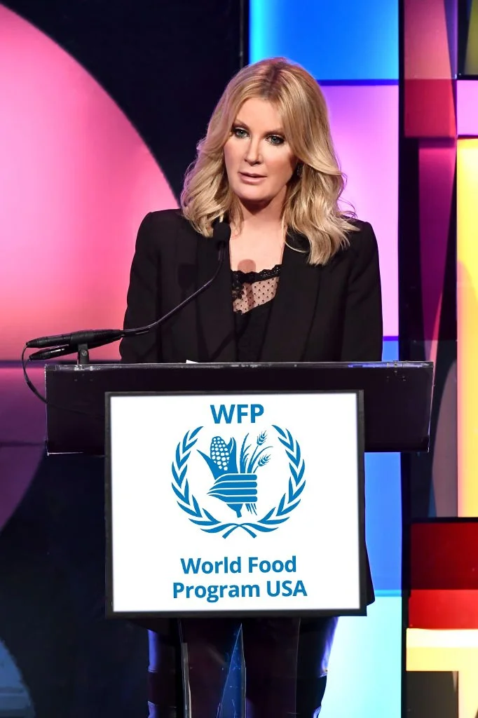 Sandra Lee speaking at a food, wellness, and philanthropic leadership event