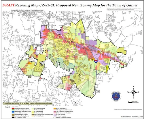 Udo Map Public Hearing April 19th: Town-wide rezoning related to the new ...