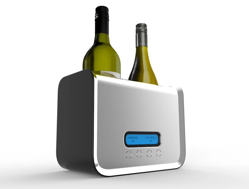Cardboard Helicopter Product Design Adega Electric Wine Chiller