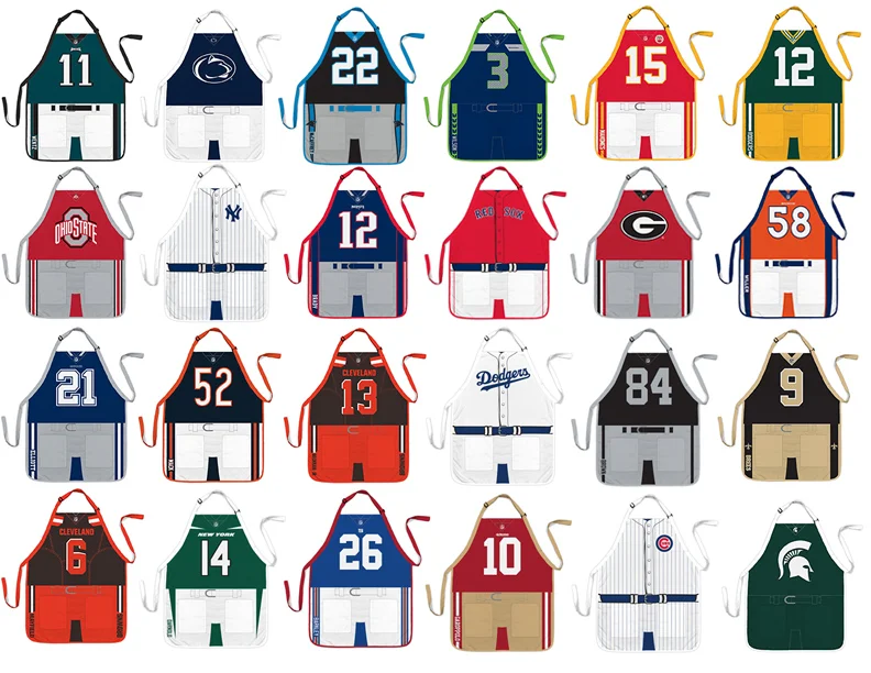 Cardboard Helicopter Product Design Cleveland Development - Party Animal NFL MLB College Player Jersey Aprons.jpg