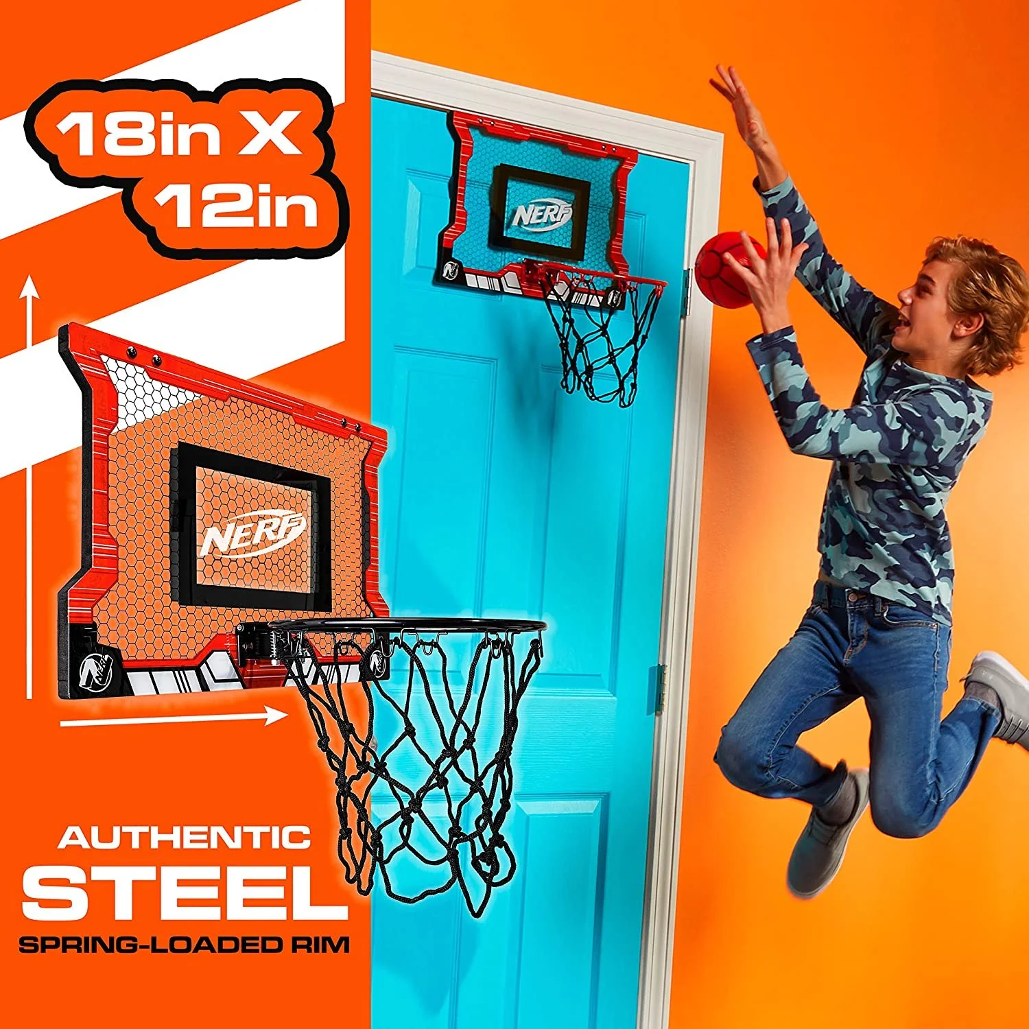 NERF Pro Hoop Basketball Set
