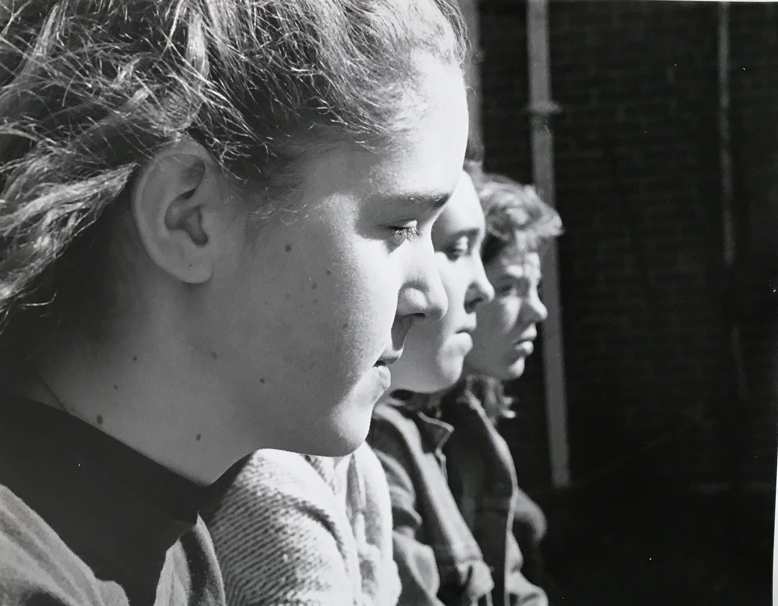 The Lemmings Are Coming, 1993. Black and white film, hand processed and printed. Private collection.
