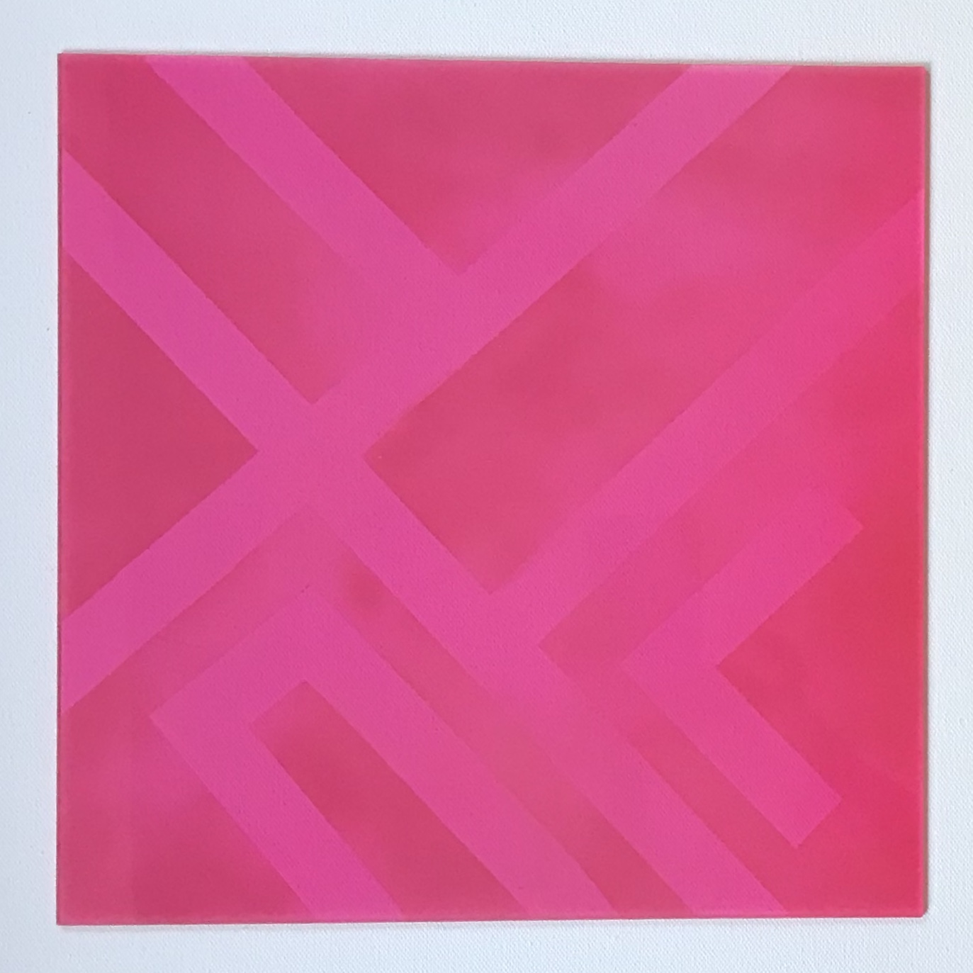 Untitled, 2012. Sand-blasted plastic. Private collection.