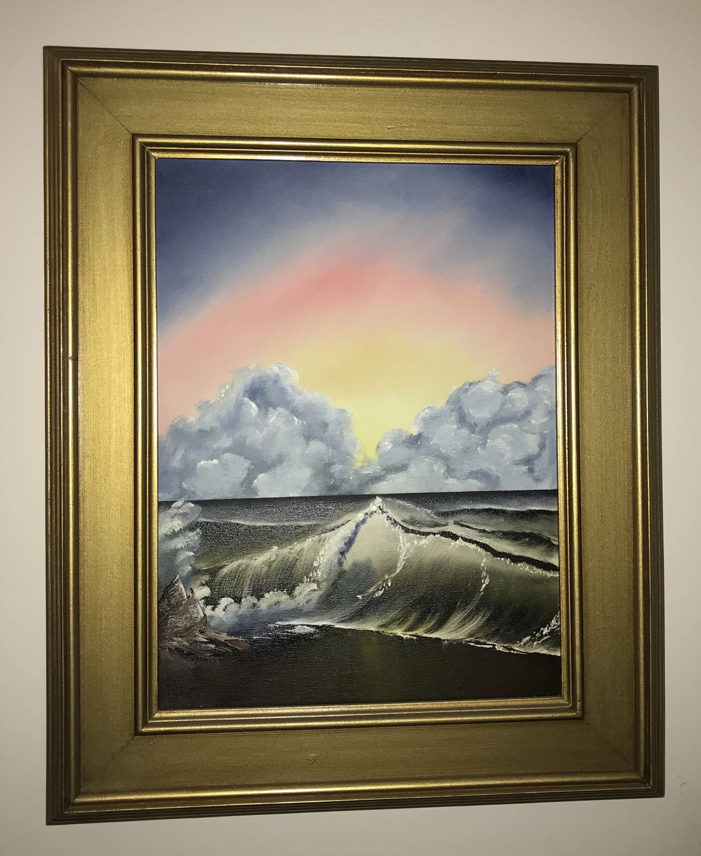 Crest, 2014. Acrylic paint on canvas. Private Collection.