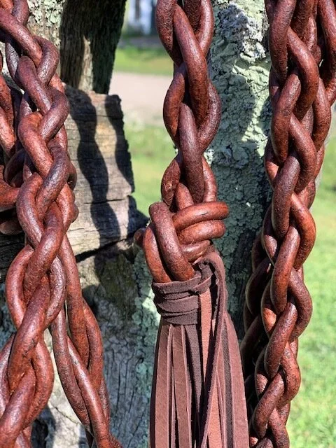 Leather Horseman Double Infinity Reins