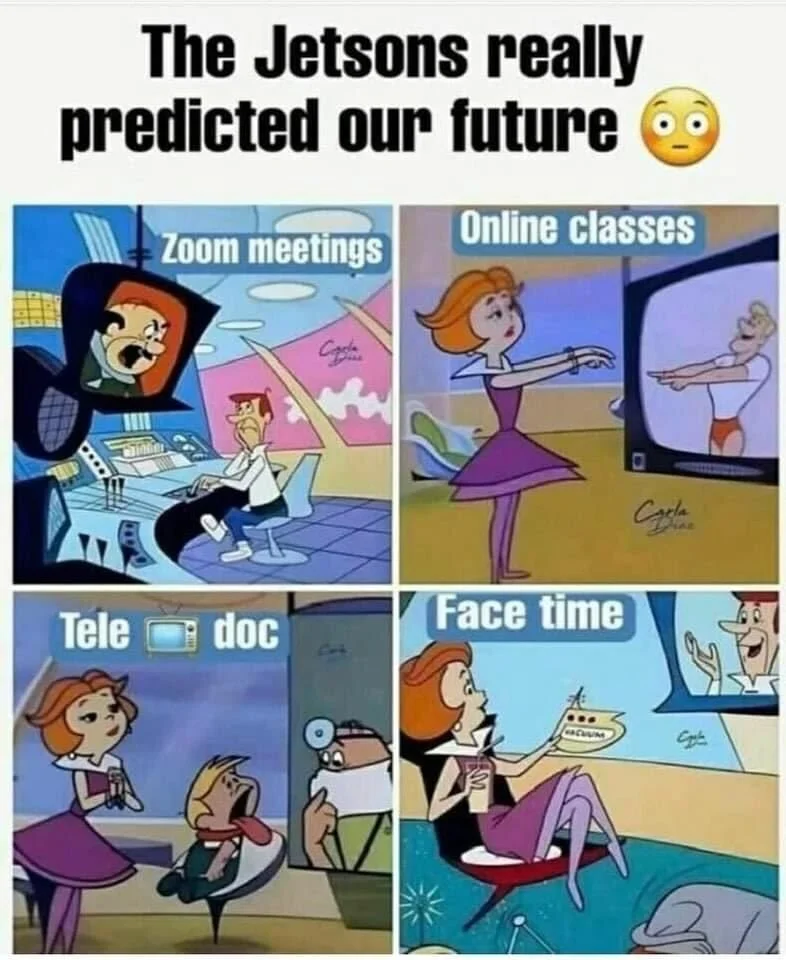 5 Ways The Jetsons Nailed Our Present: Zoom, Teledoc, Facebook, Online Classes, and the AI/ML Revolution!
