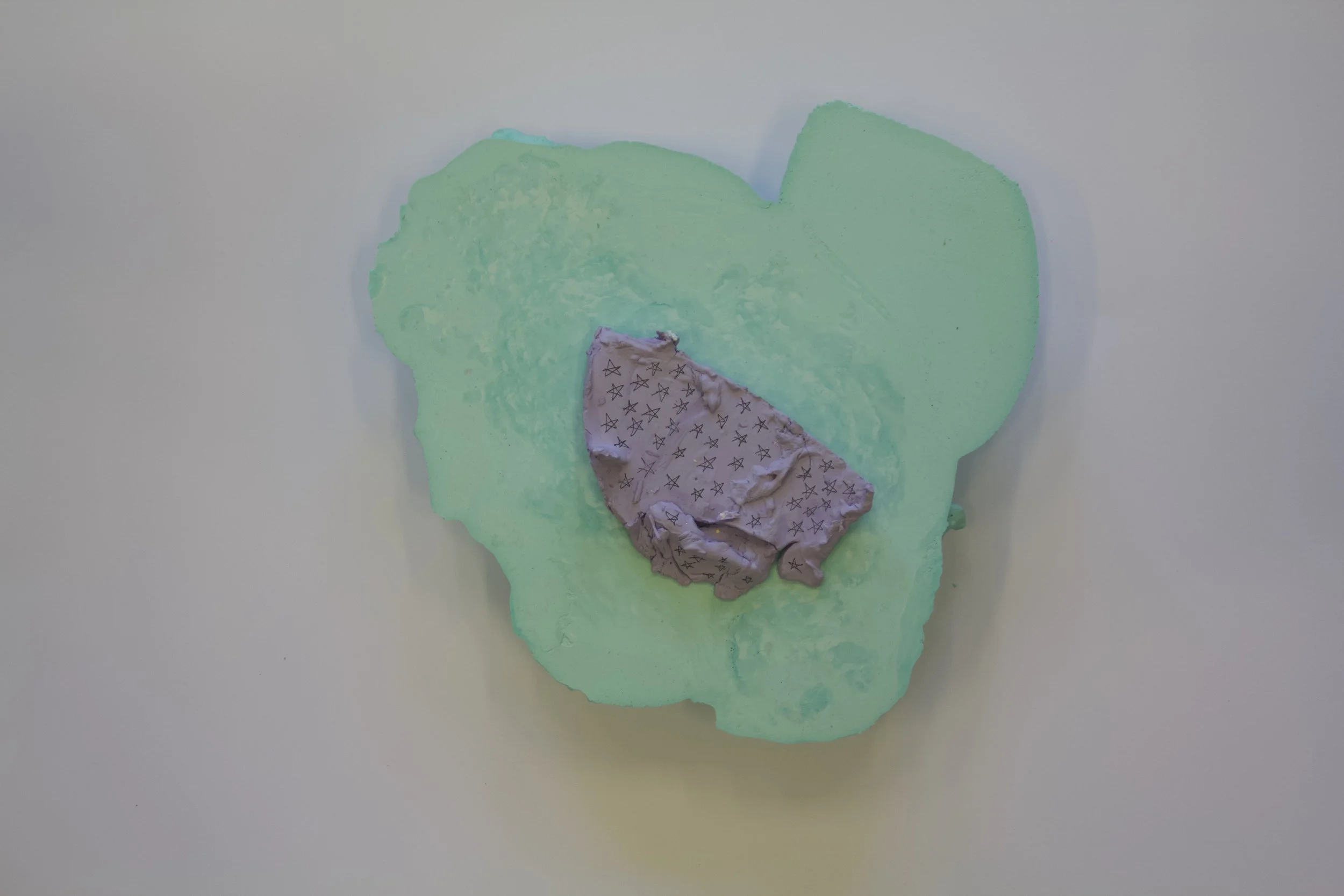 Sculptural Blobs, 2019 Plaster, Dispersion K498, emulsion 7.5cm x 23cm x 23cm