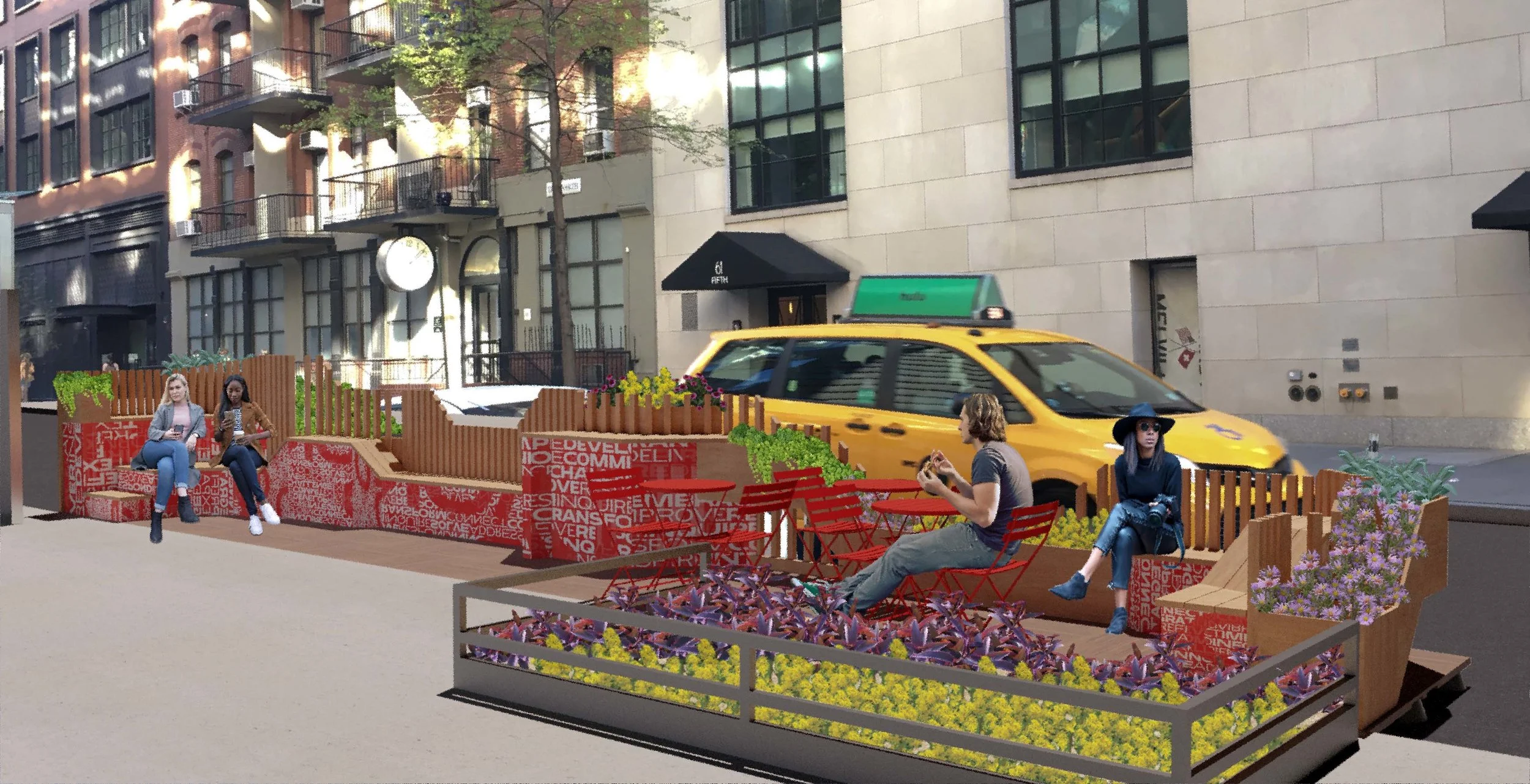 2019 Street Seats Rendering