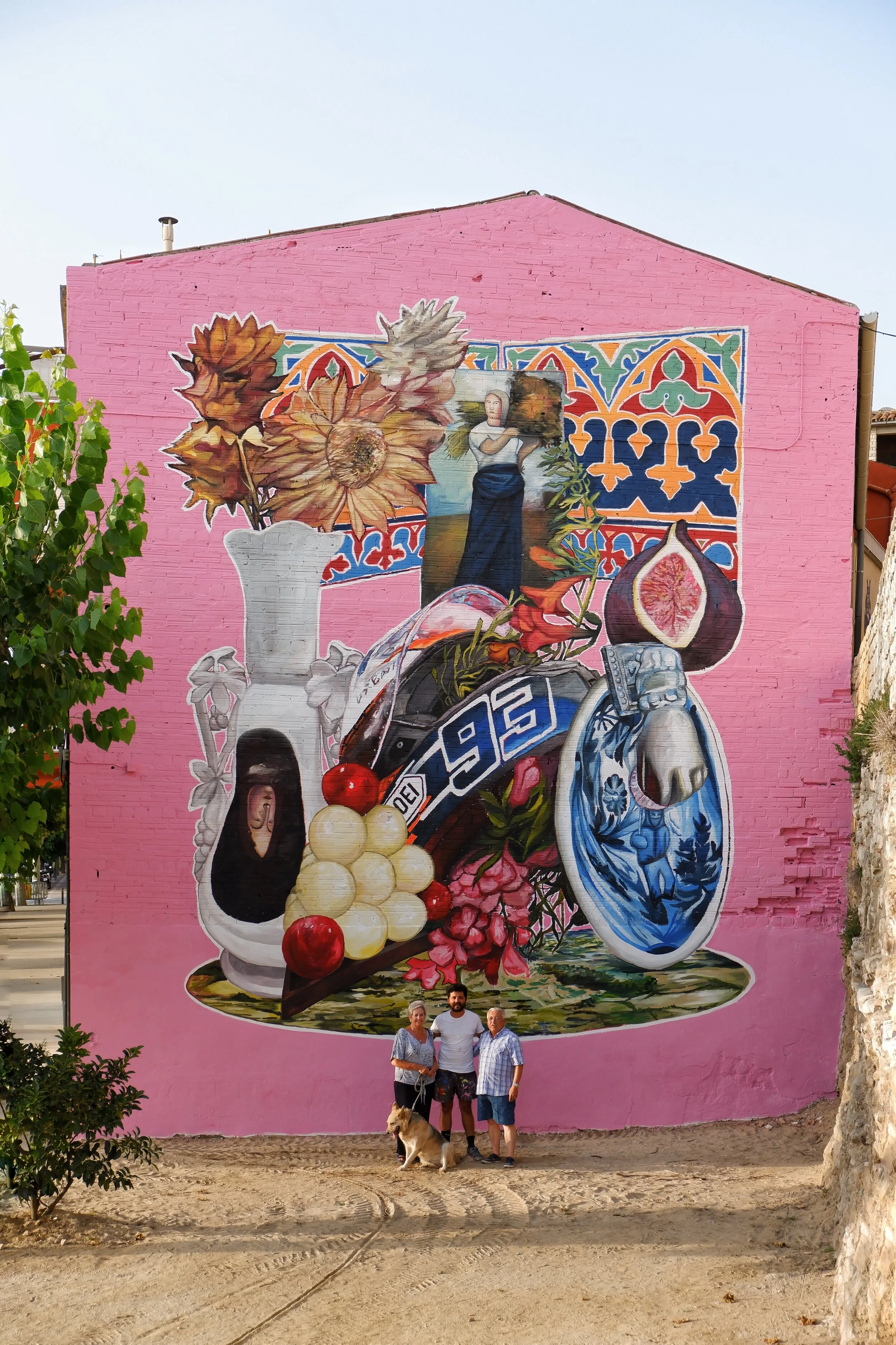 Nico Romero EVER / Intervenció Mural a Cervera