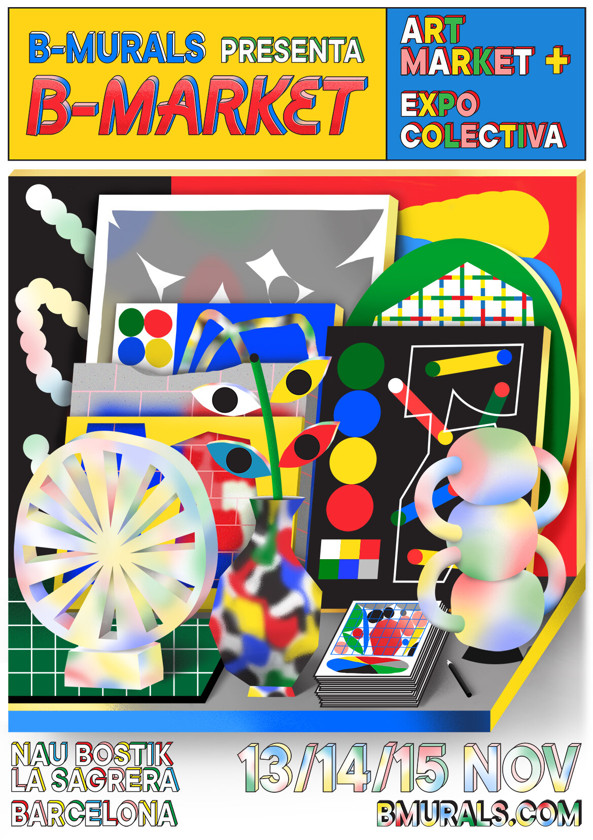 B-MARKET: Art Market + Exposición colectiva