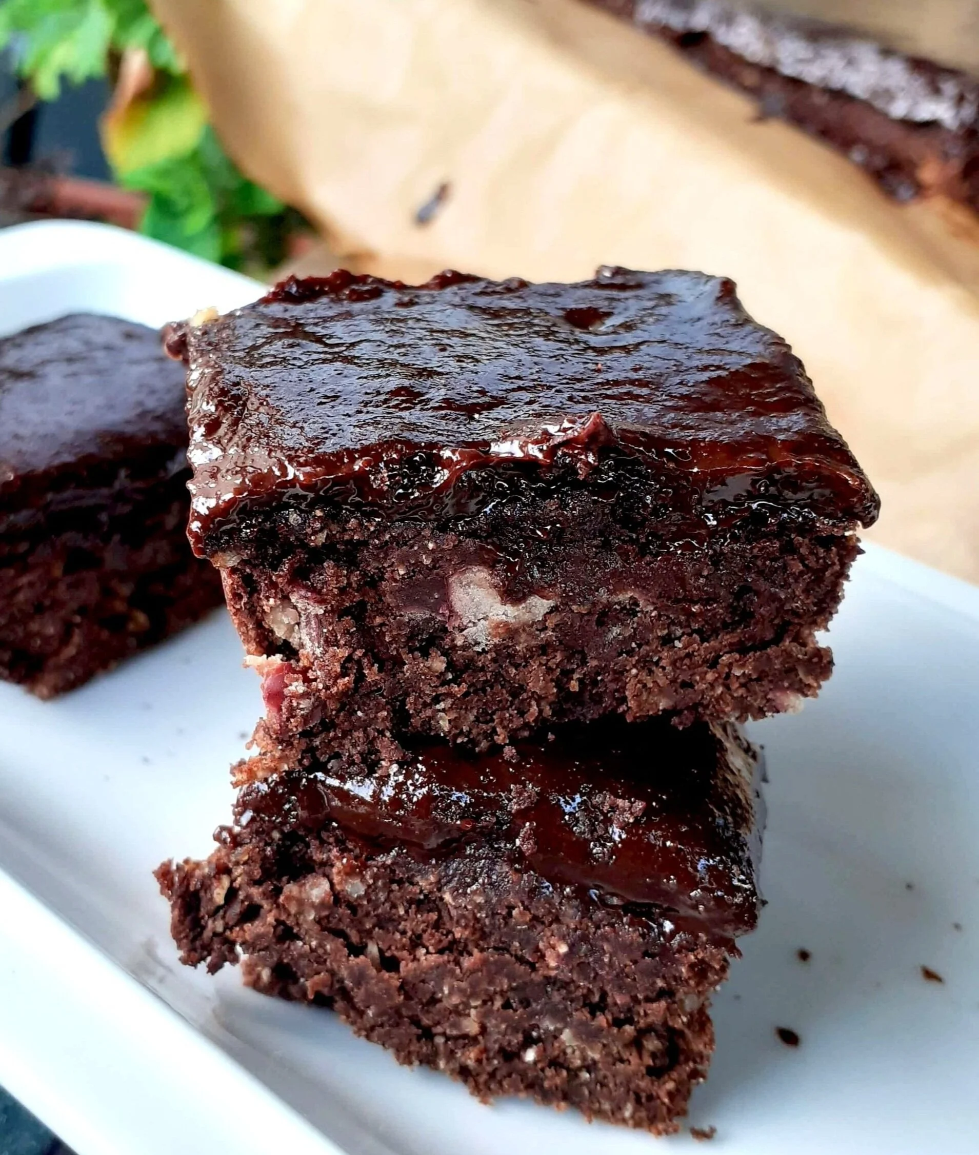 Deeply Chocolatey Healthy Brownie