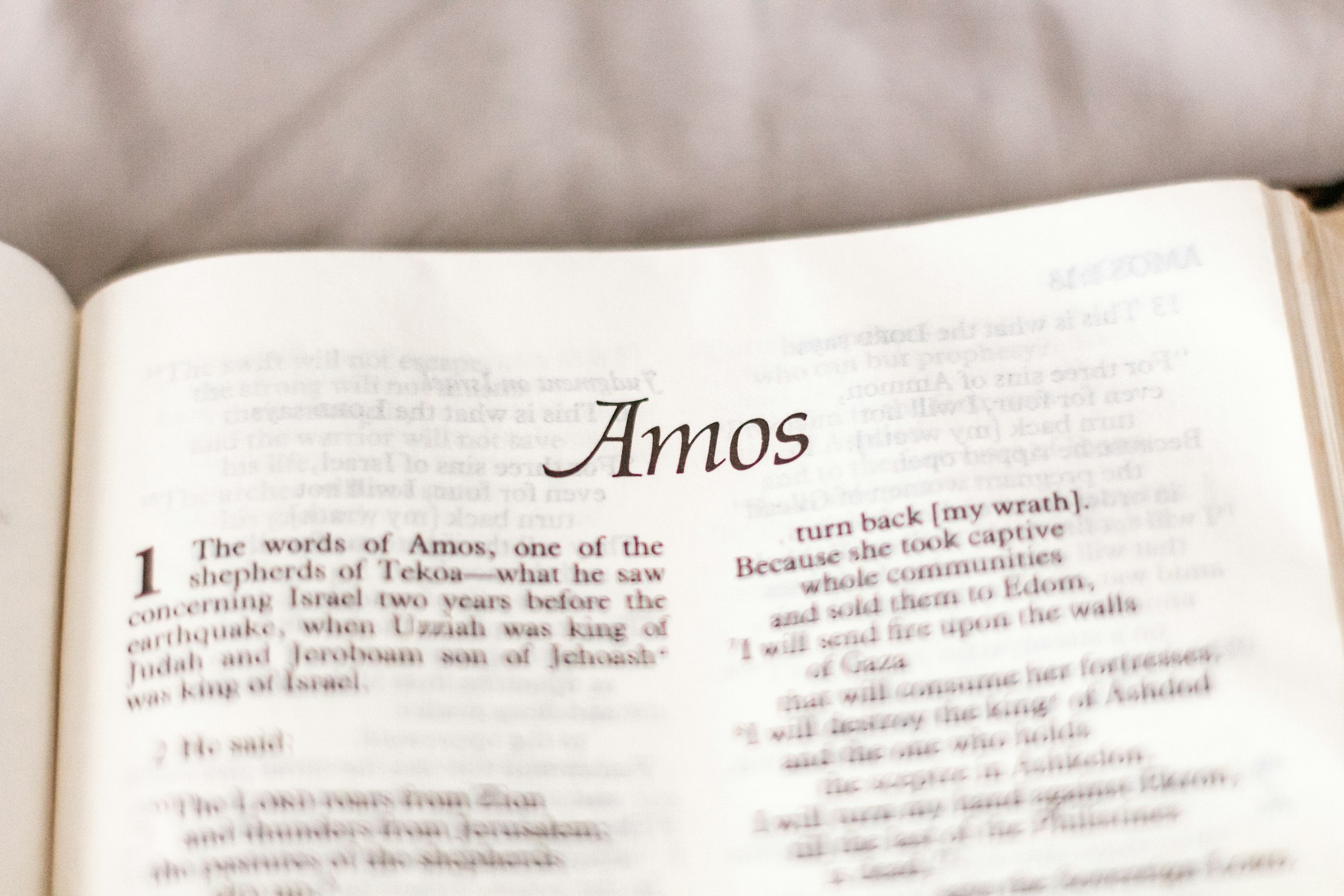 The Gospel According to Amos (Amos 1-9)
