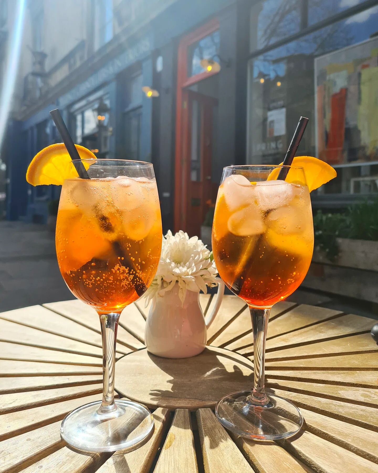 The sunshine is back at Chaplais Kitchen and whwt better time bring Aperol back to the drinks menu! 🍊