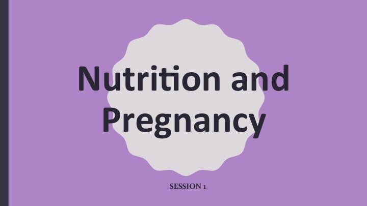 Nutrition Overview Slideshow