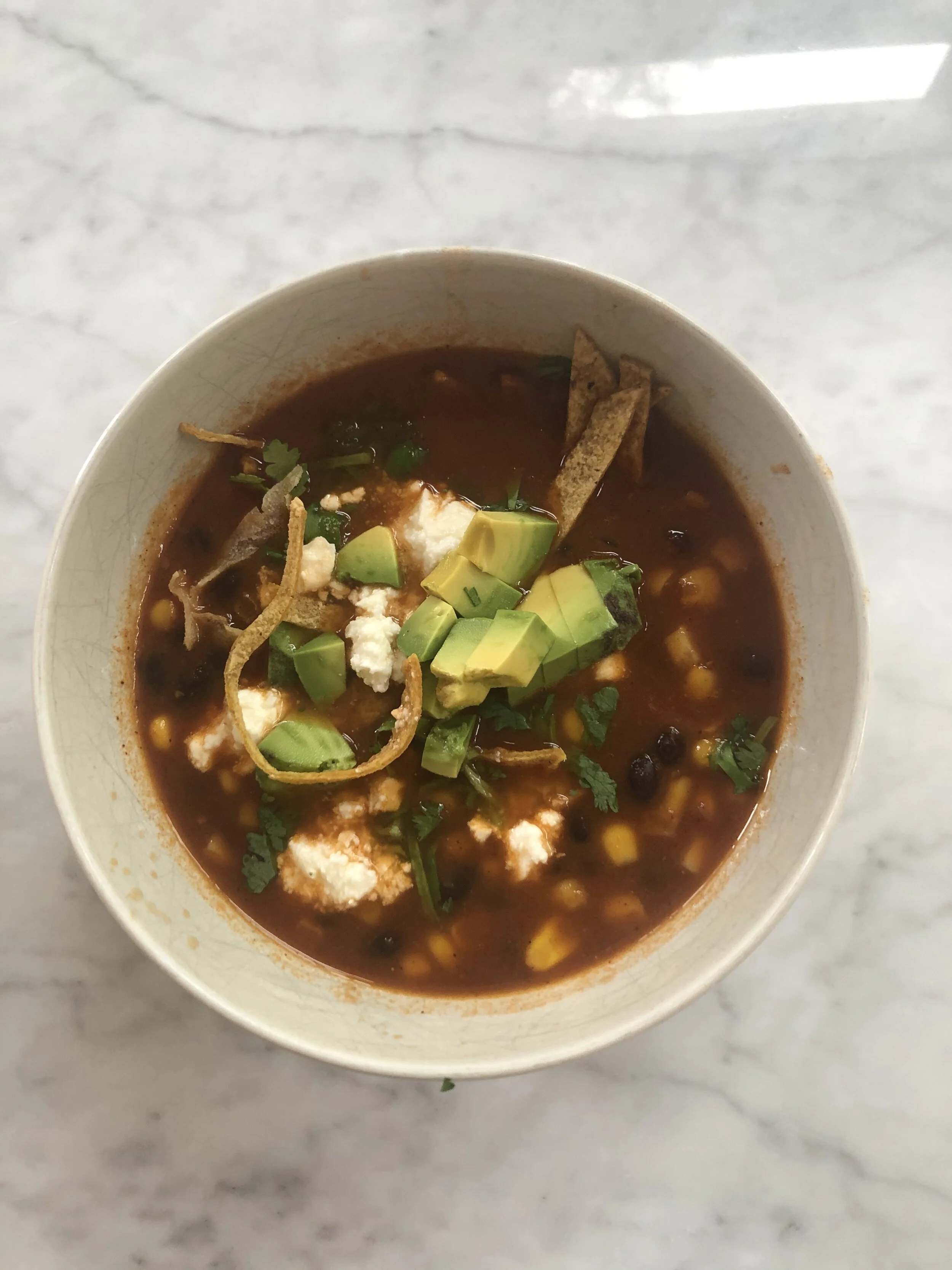 Vegetarian Tortilla Soup