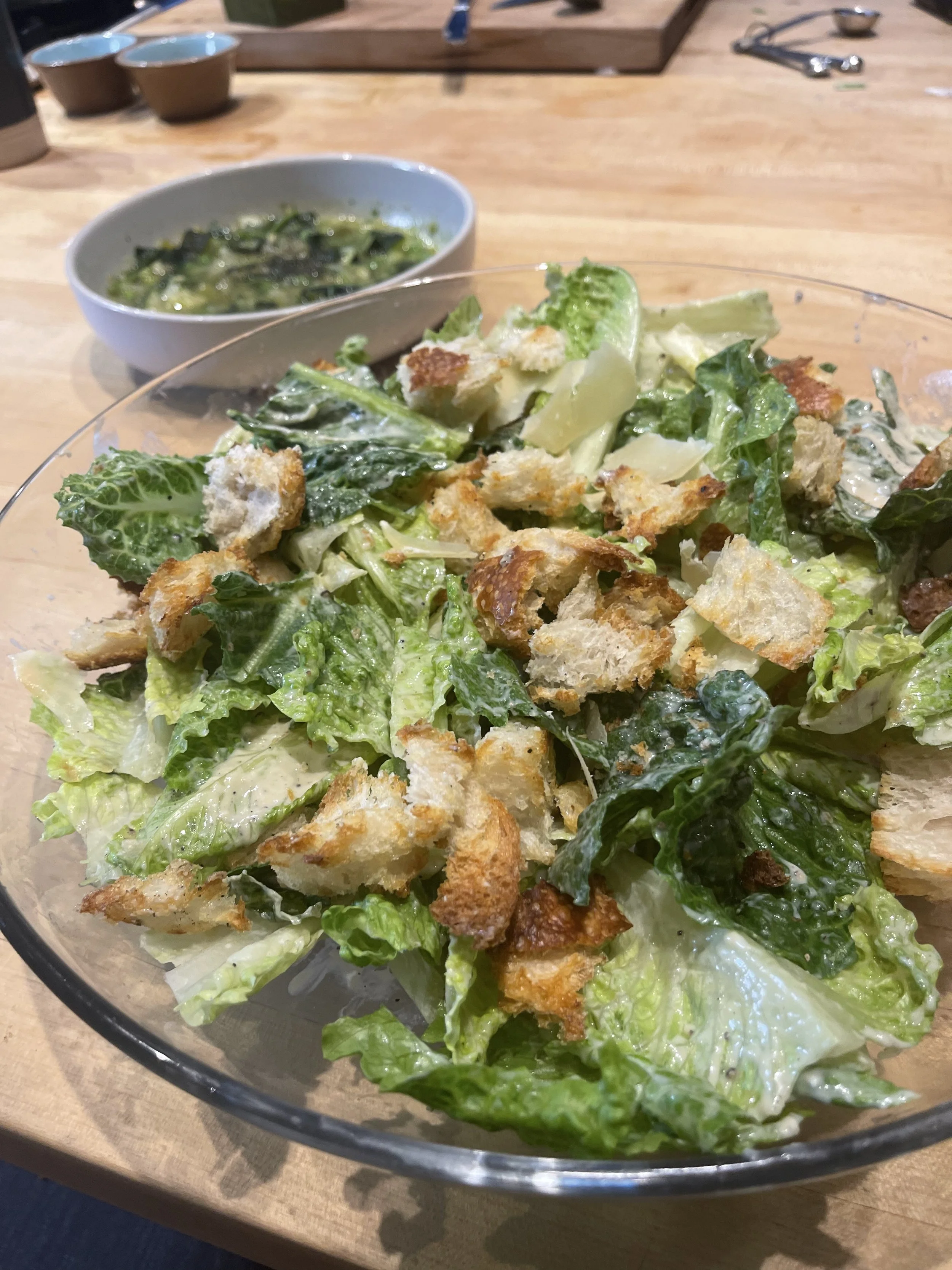 Guilt-Free Caesar Salad