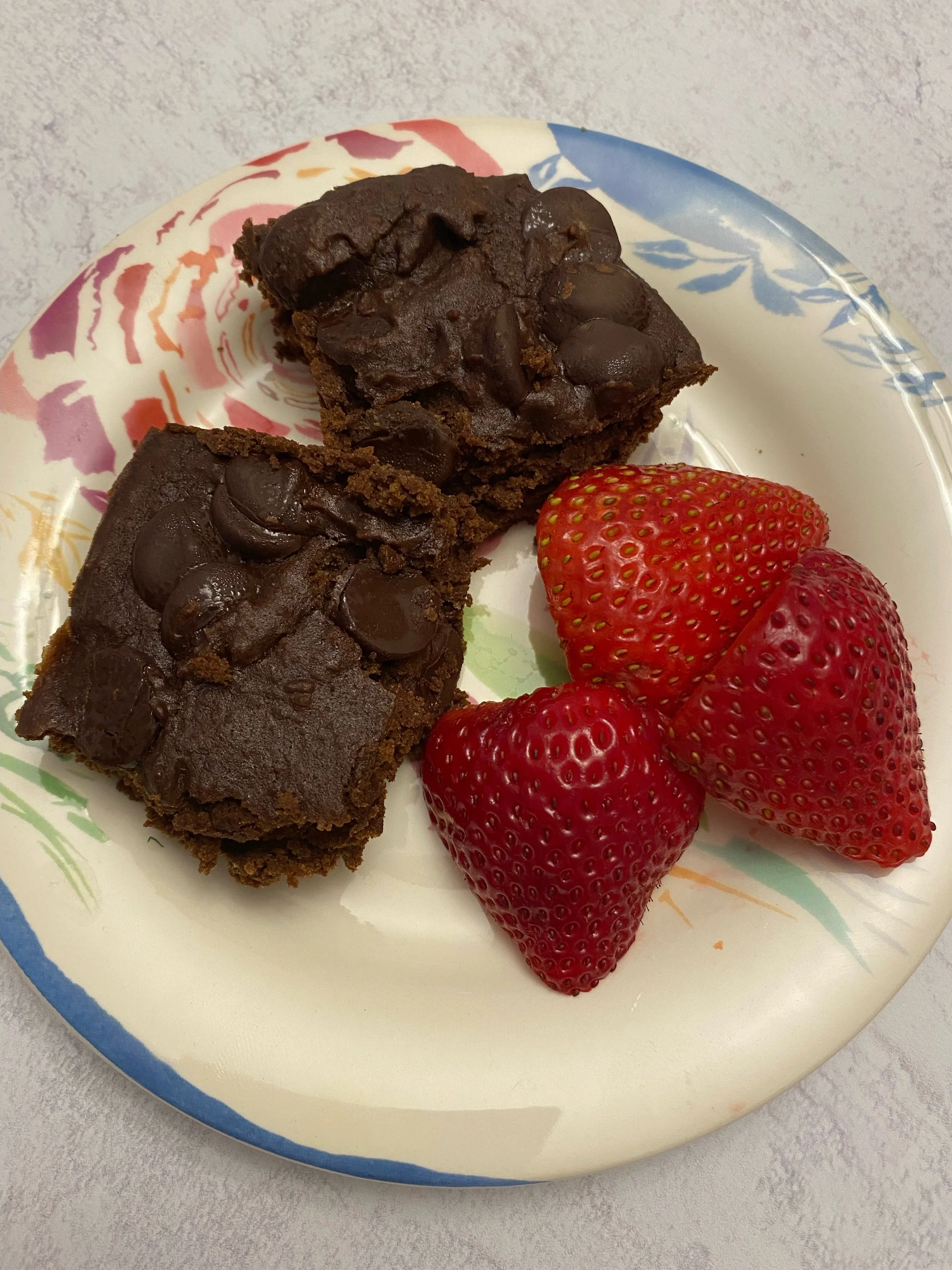 Dark Chocolate Chickpea Brownies 