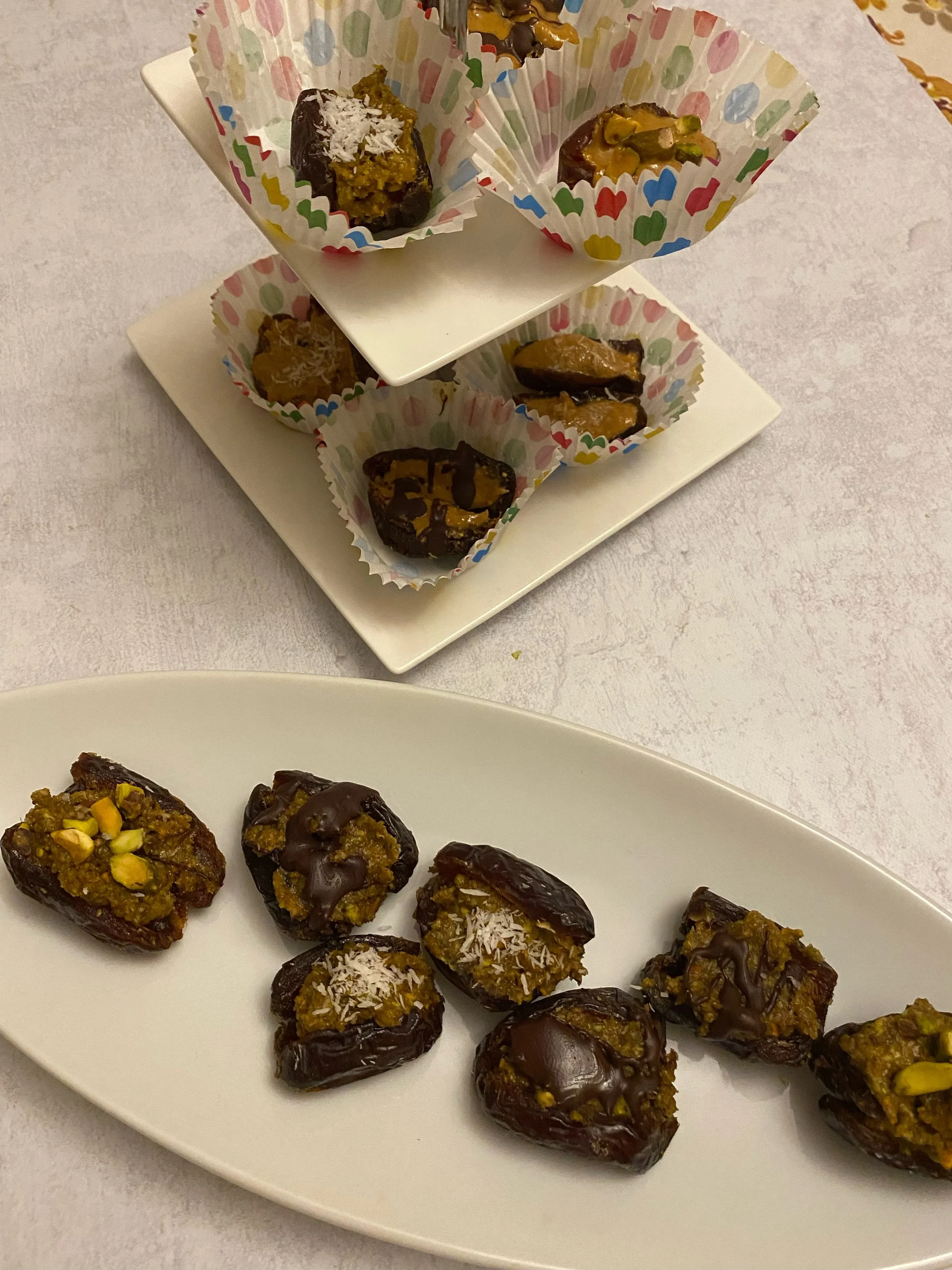 Sweet and Savory Pistachio-Stuffed Dates