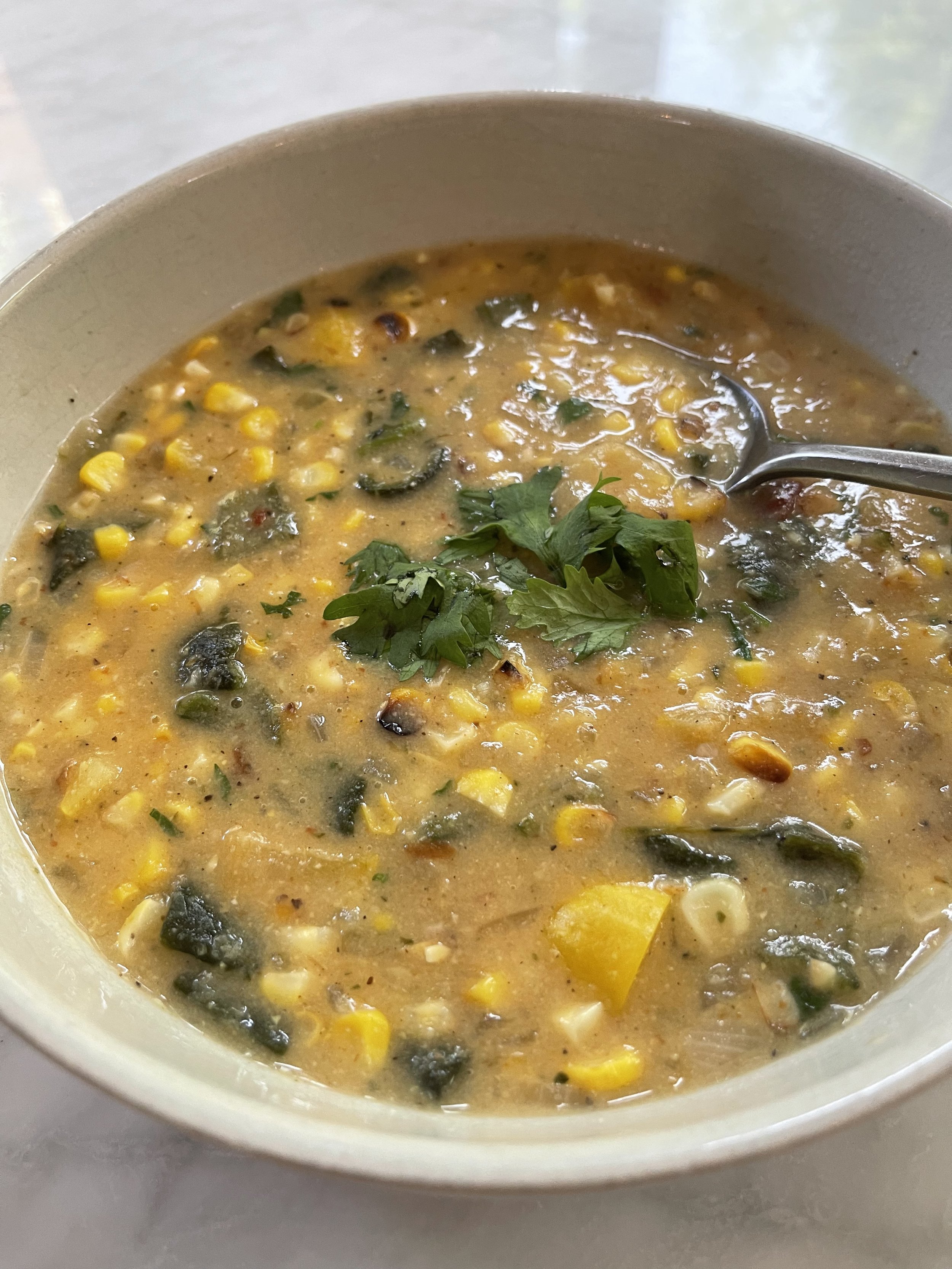 Corn and Poblano Chowder — NuCook