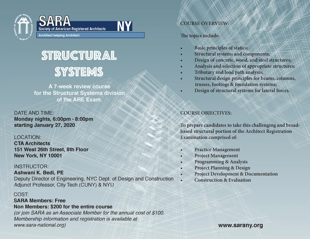 Structural System Course Structural Systems - Review Course for ARE Architecture Exam — SARA NY