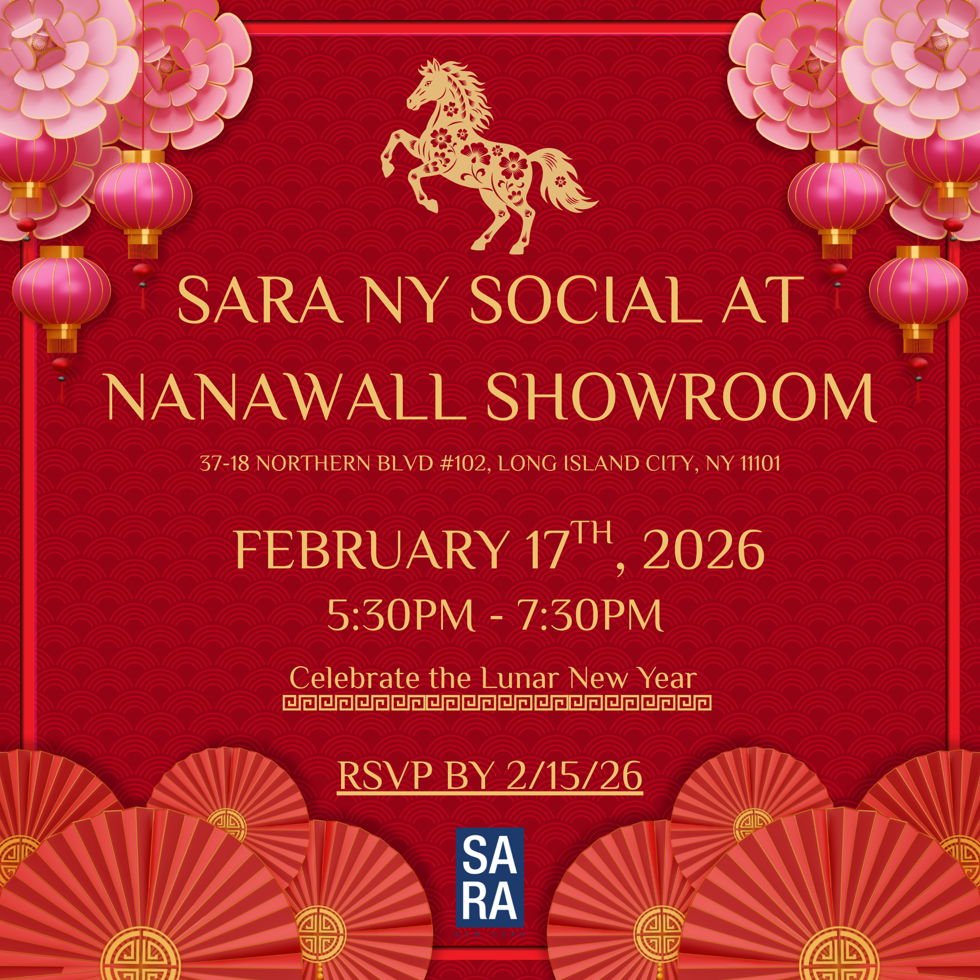SARA NY Social at NanaWall Showroom 