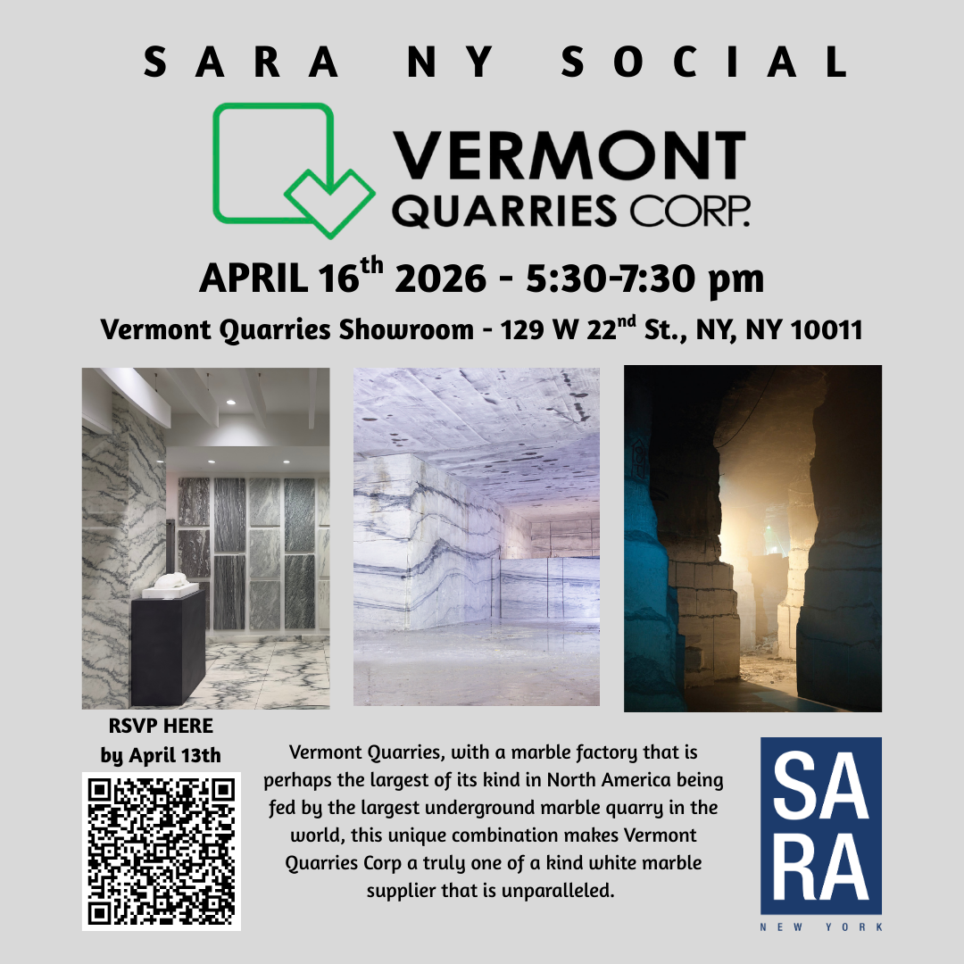 SARA NY Social at Vermont Quarries Showroom