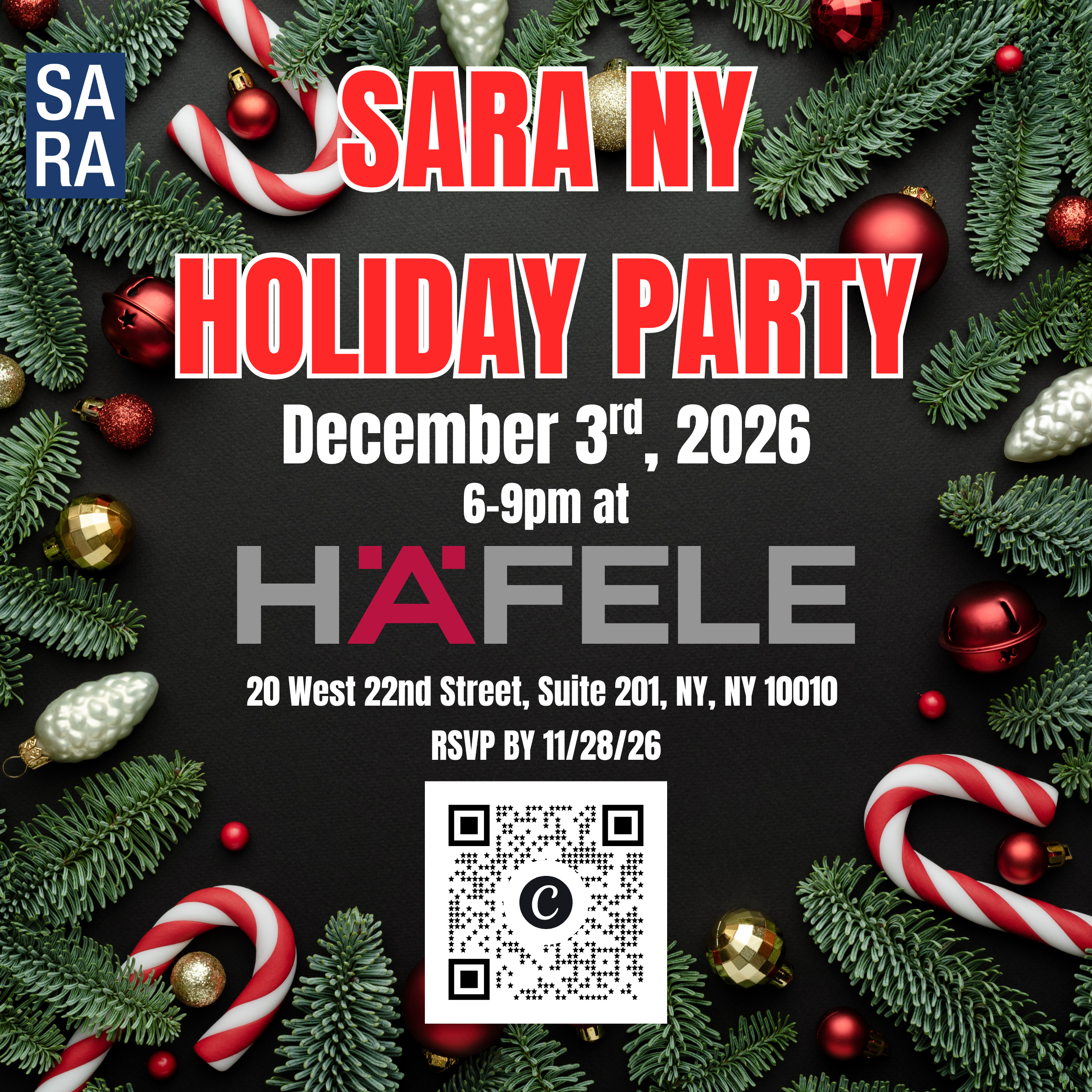 SARA NY Holiday Party at Hafele