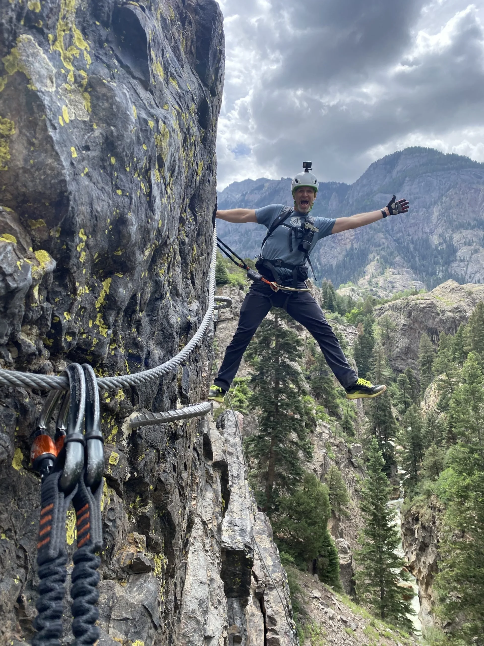 The Ouray Via Ferrata Camping & Backcountry Huts in Colorado