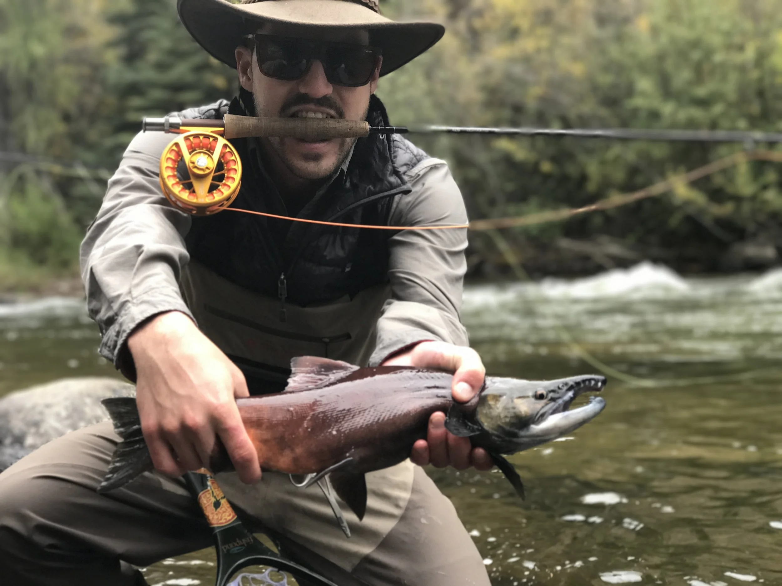 Fishing for Kokanee on the Gunnison River Camping & Backcountry Huts