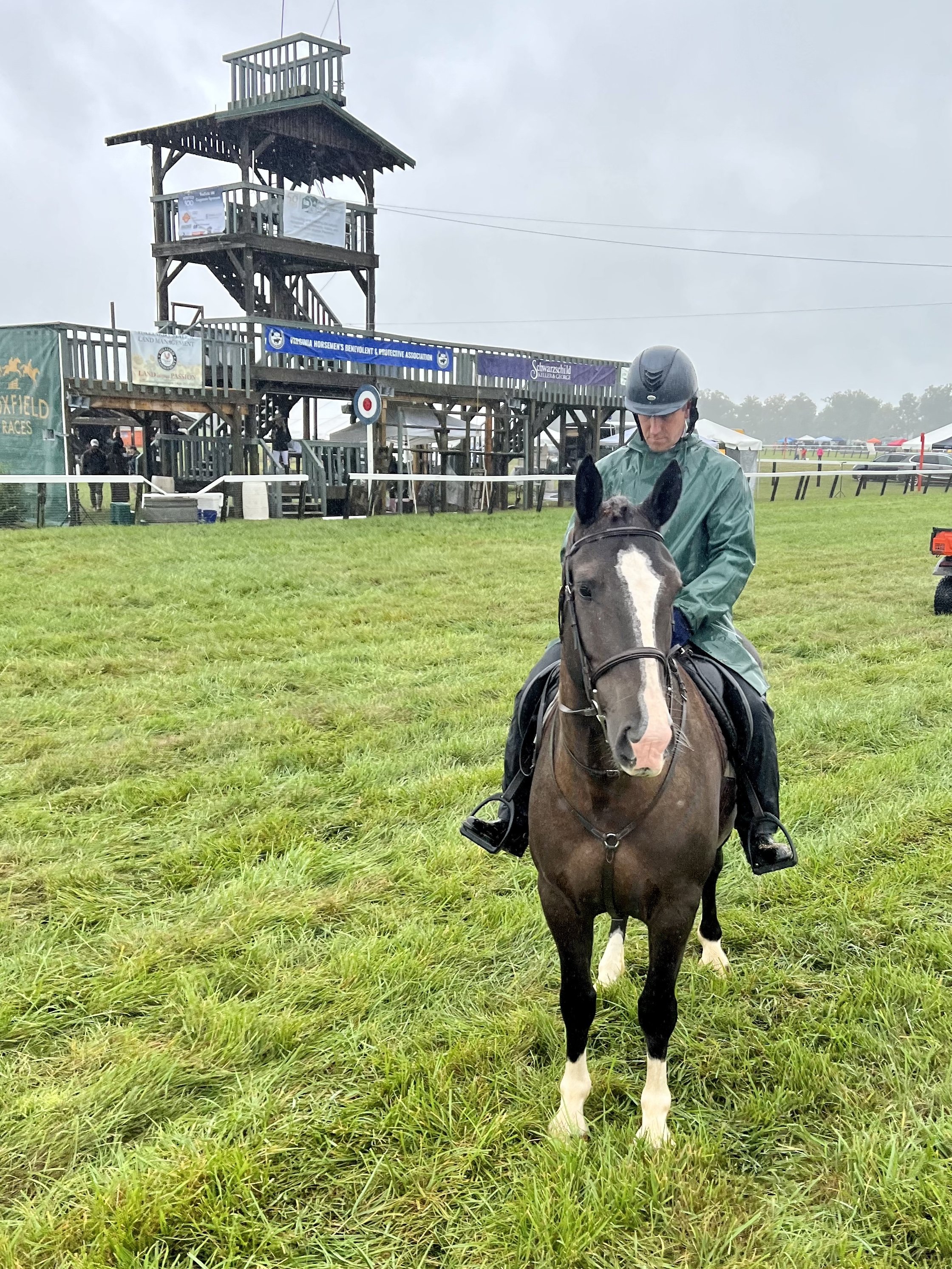 Outriding at the Foxfield Races