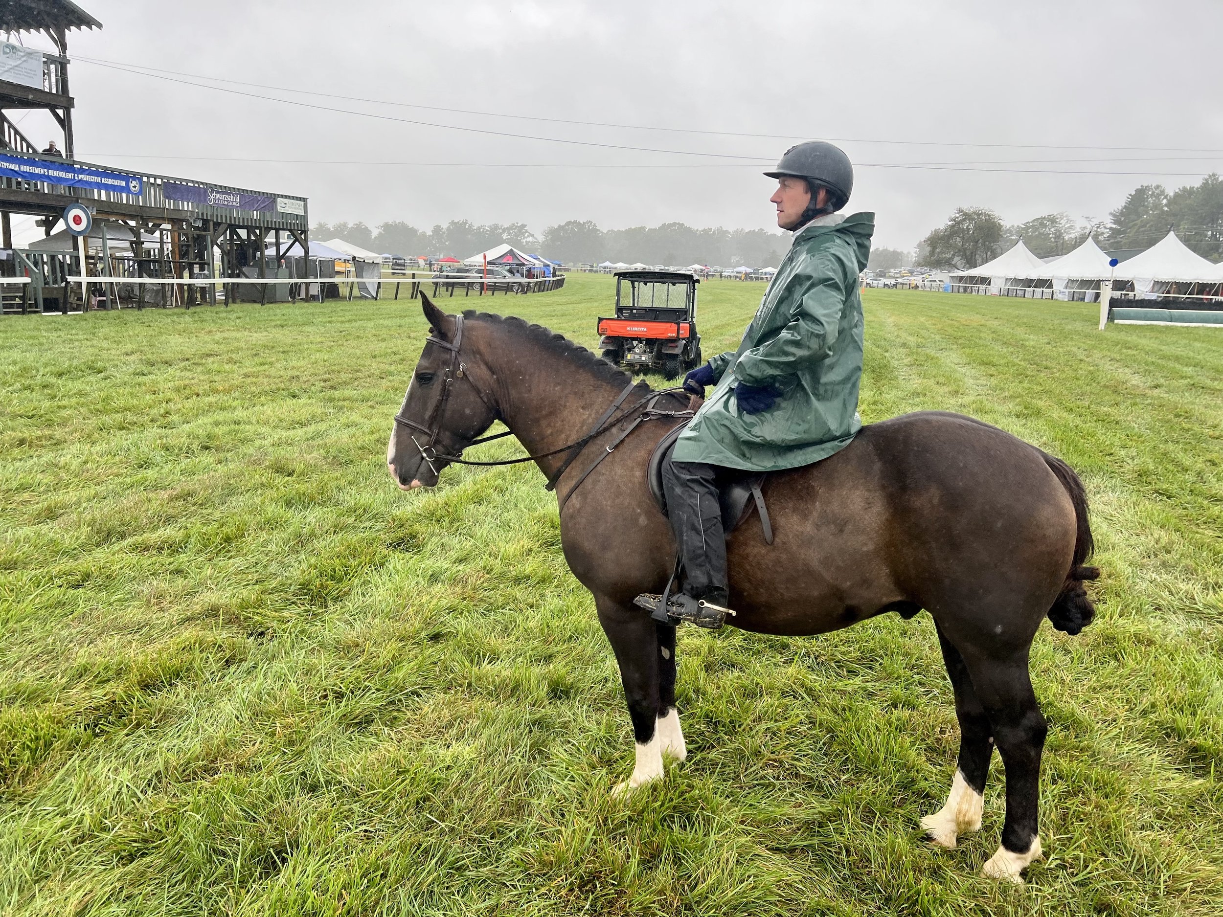 Outriding at the Foxfield Races