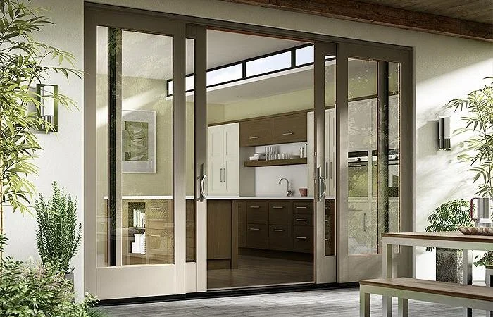 Custom sliding glass doors