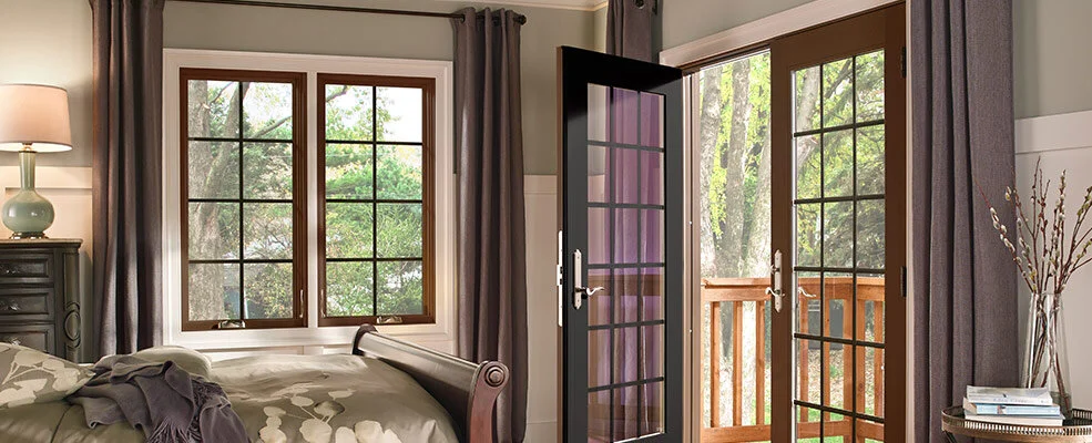 Custom window and french doors