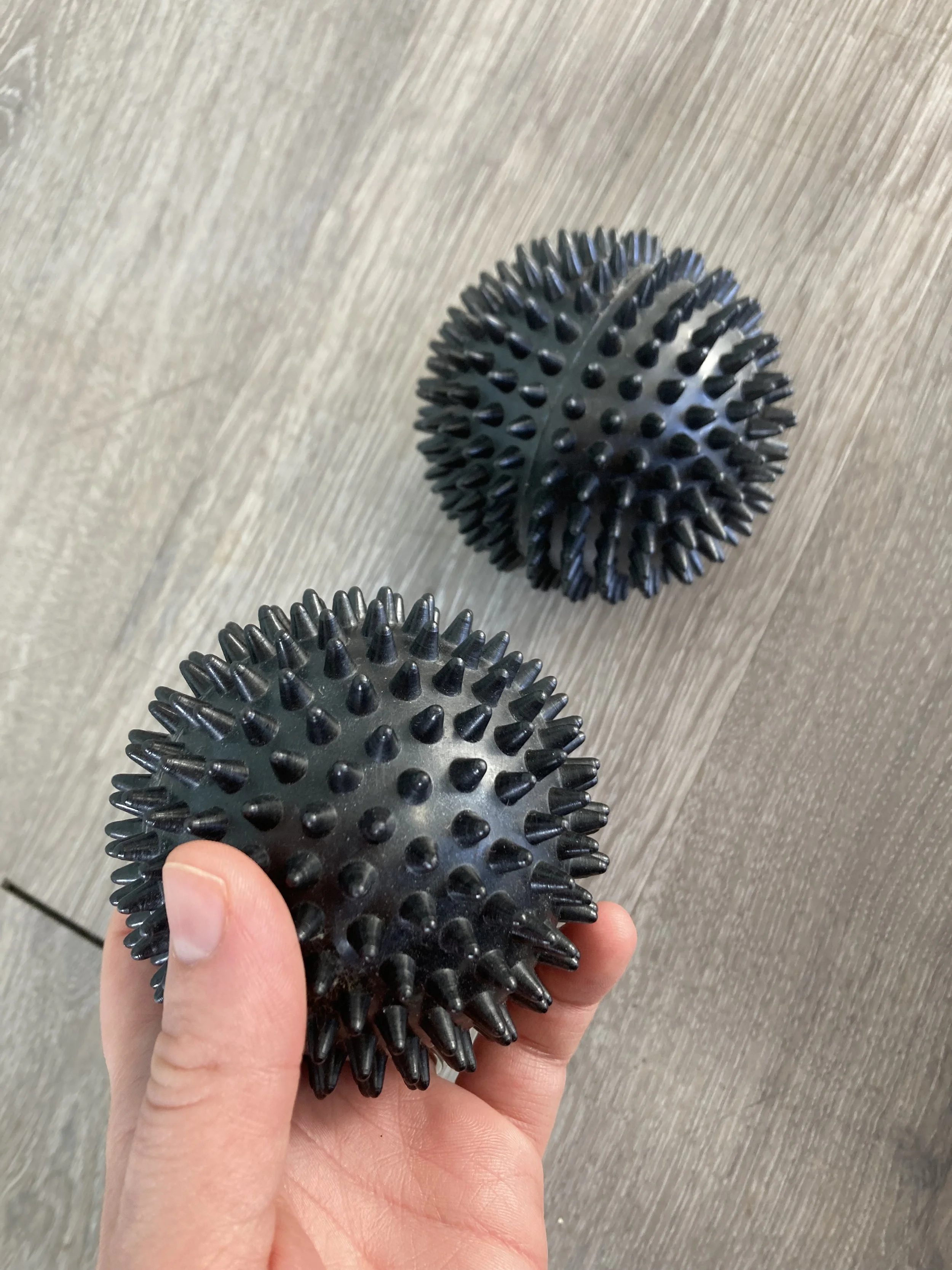 Hard Spiky Massage Balls (Pair)