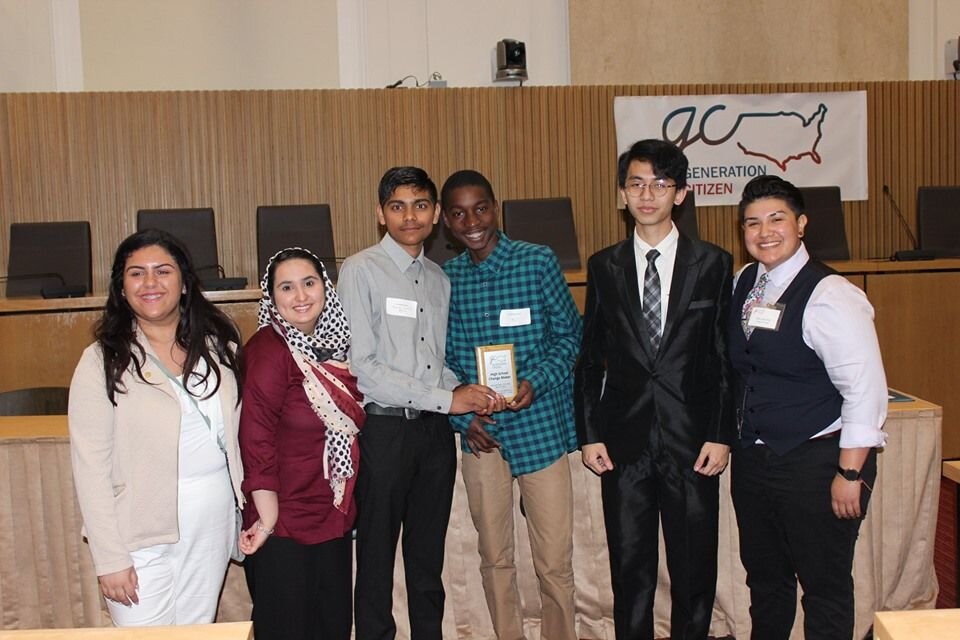 Class Winning statewide Generation Citizen Award for advocating for Media Literacy classes.jpg