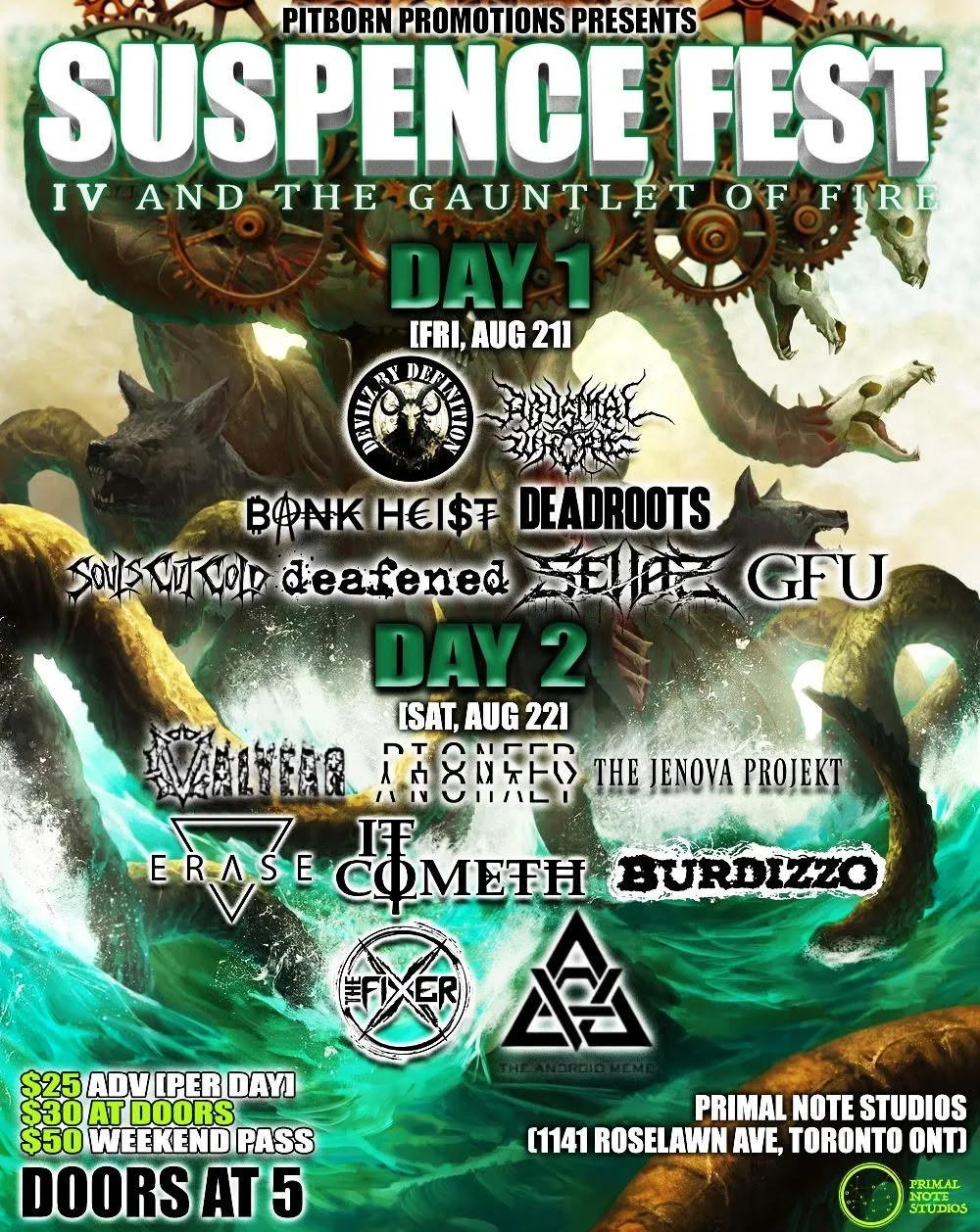 Suspencefest IV &amp; the Gauntlet of Fire - (Metal, Alternative)