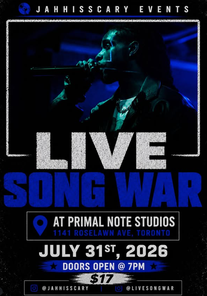 Live Song War | Presented by Jahhisscary Events (Hip Hop)