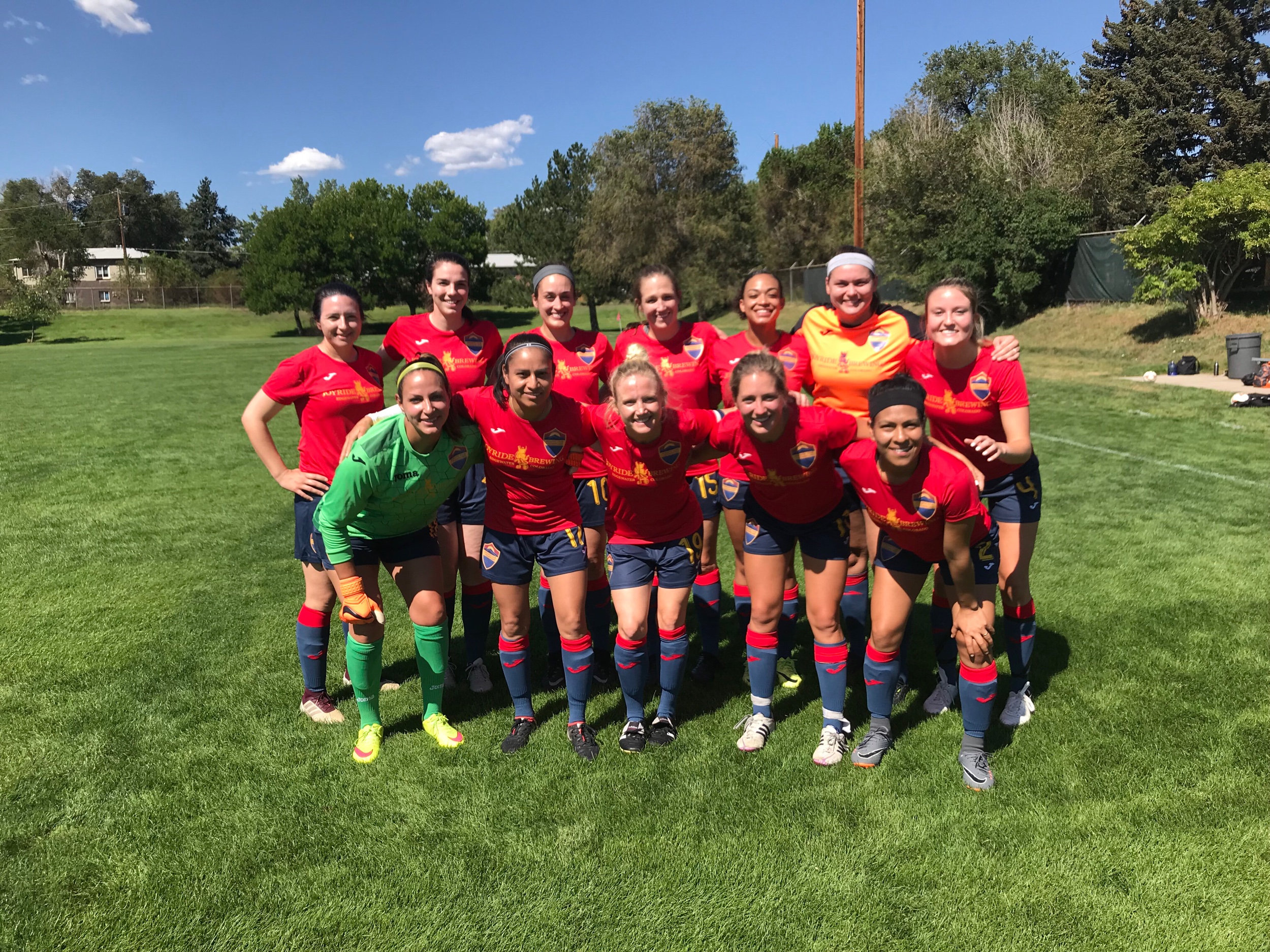 Inaugural ACSL Women’s team. August 2019.