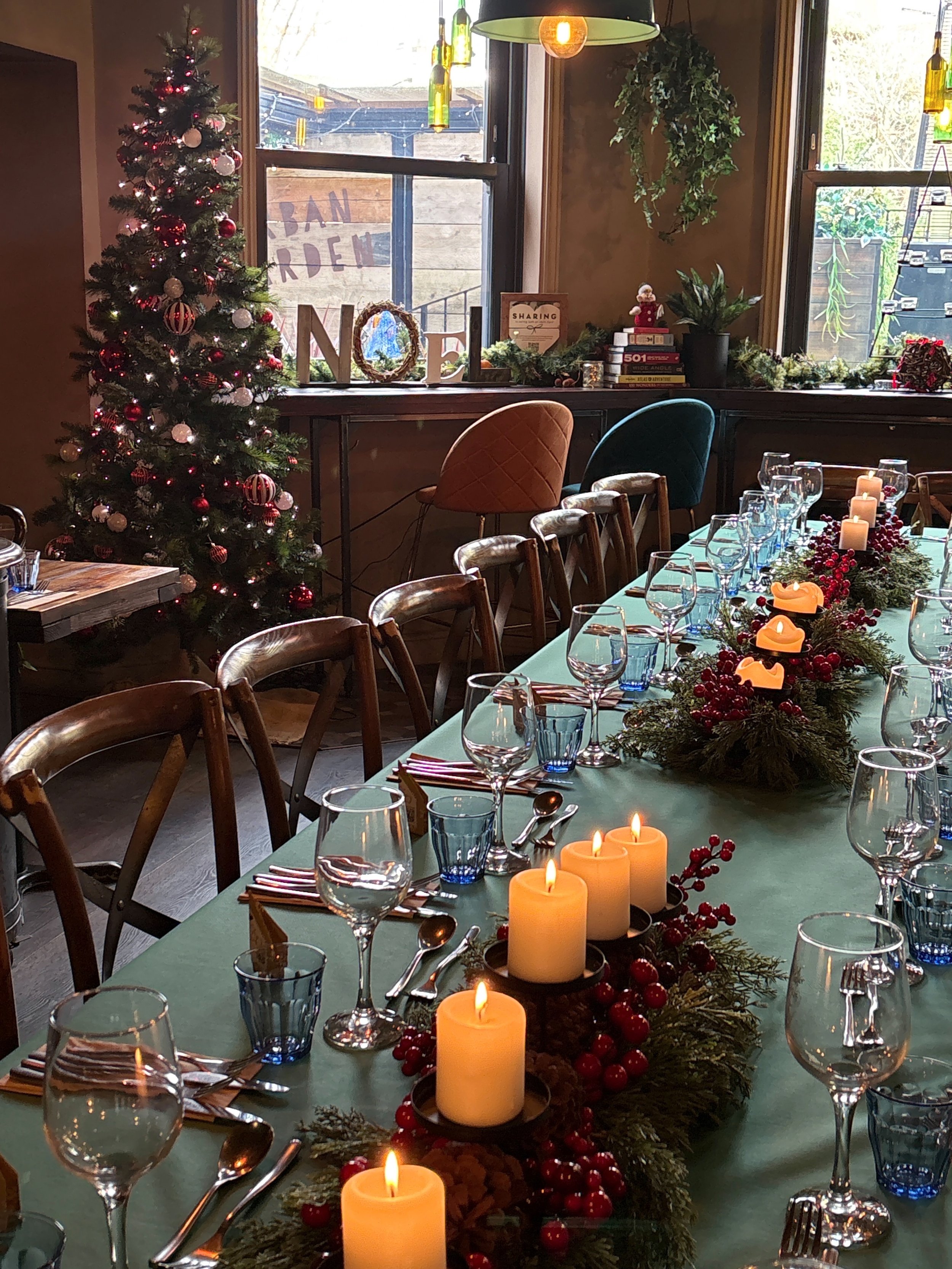 Christmas Party Room at Urban Garden