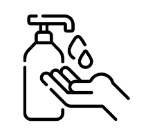 HAND SANITISER AT ENTRY POINTS