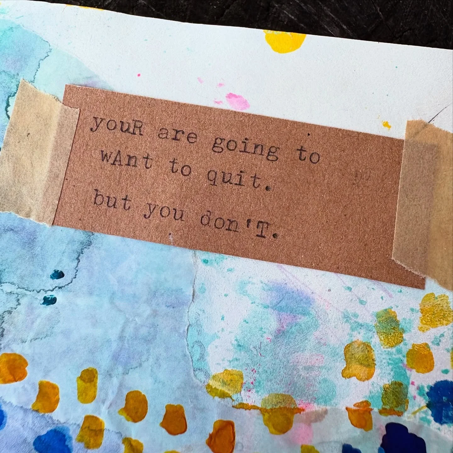 More from the To Who I Used to Be Journal. 💙
.
.
.
.
#kristinazzaro #kristinazzaroart #soulpositive #soulpositiveconnection #mixedmedia #artjournaling #mixedmediaart #positivitythroughcreativity #shareyourstory