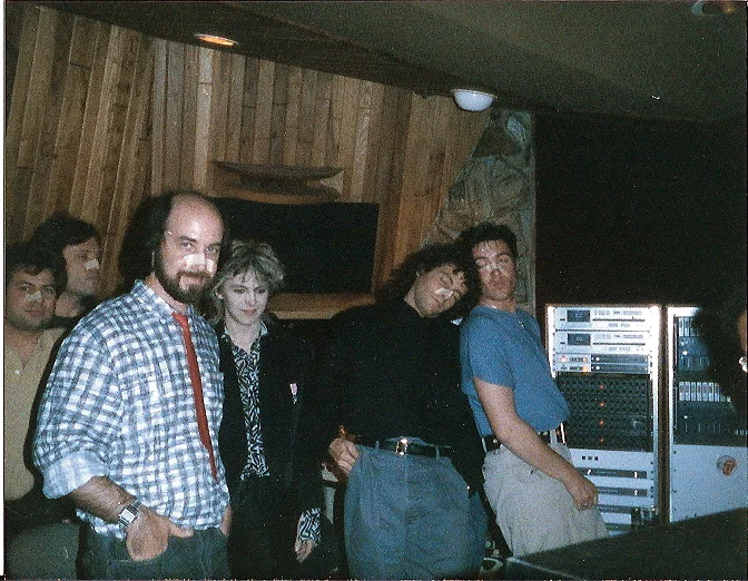 Workin on the title track ‘A View to A Kill’ (James Bond) with Duran Duran in Paris.