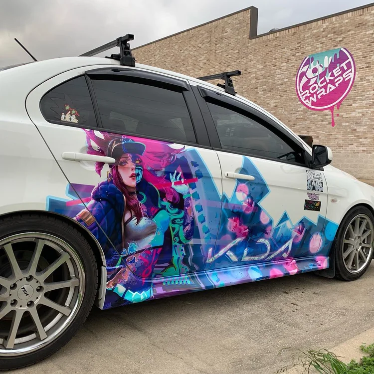 Itasha Wraps Rocket Wraps Signs With some of our cars wrapped with itasha style, we understand the importance of the design and how it if you are considering to get an itasha wrap for your vehicle, then you are in the right place. itasha wraps rocket wraps signs