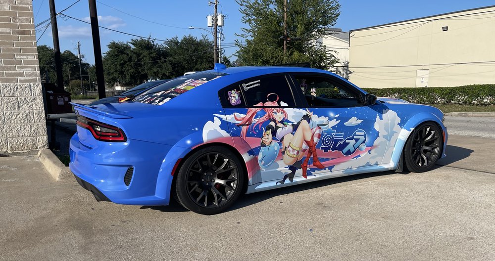 Vinyl Car Hood Wrap Color Graphics Decal Anime Naruto Custom