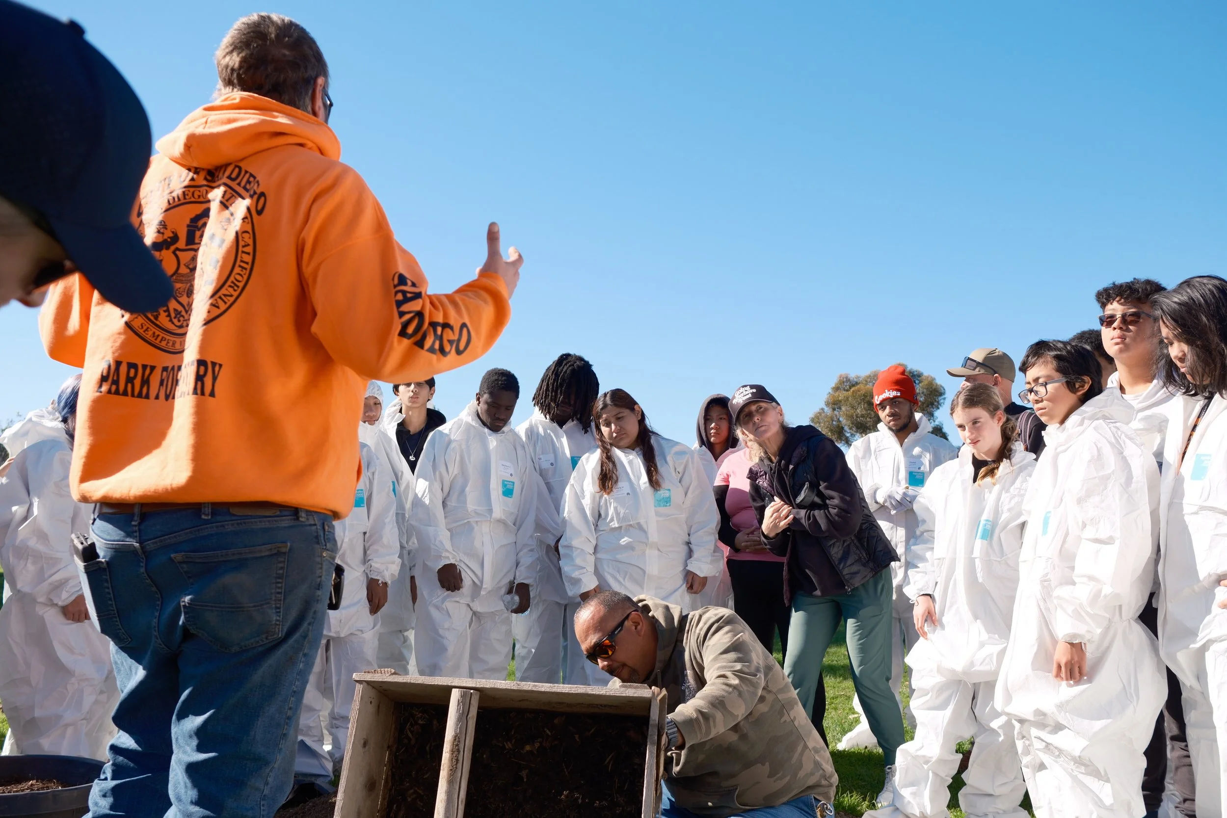 Teralta Park Beautification Day.Middle School Students.JPG