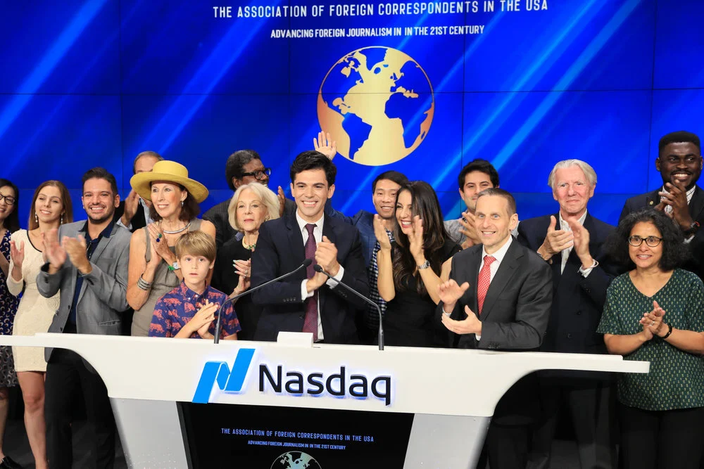 Nasdaq honored the Foreign Correspondents Association
